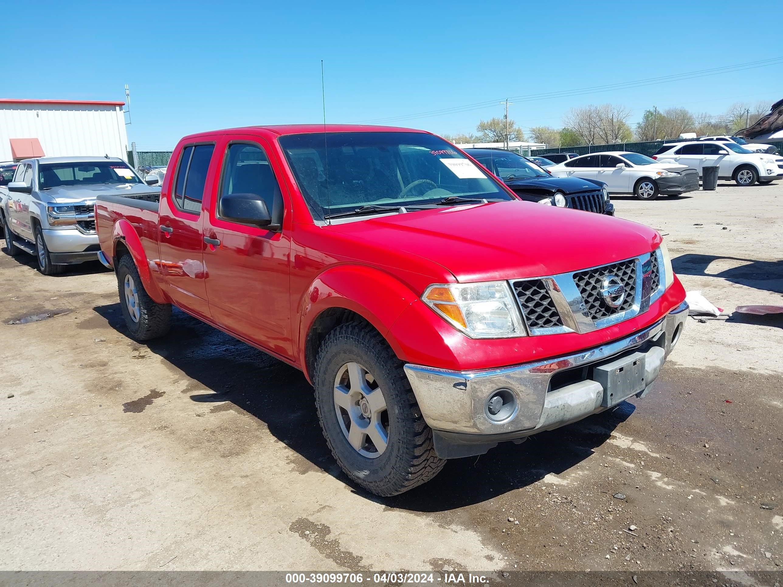 nissan navara (frontier) 2007 1n6ad09w77c438858