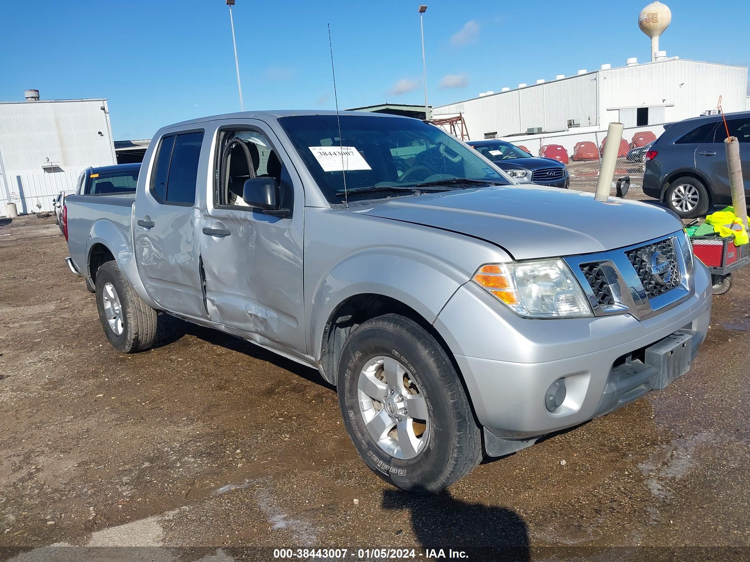 nissan navara (frontier) 2012 1n6ad0er8cc433663