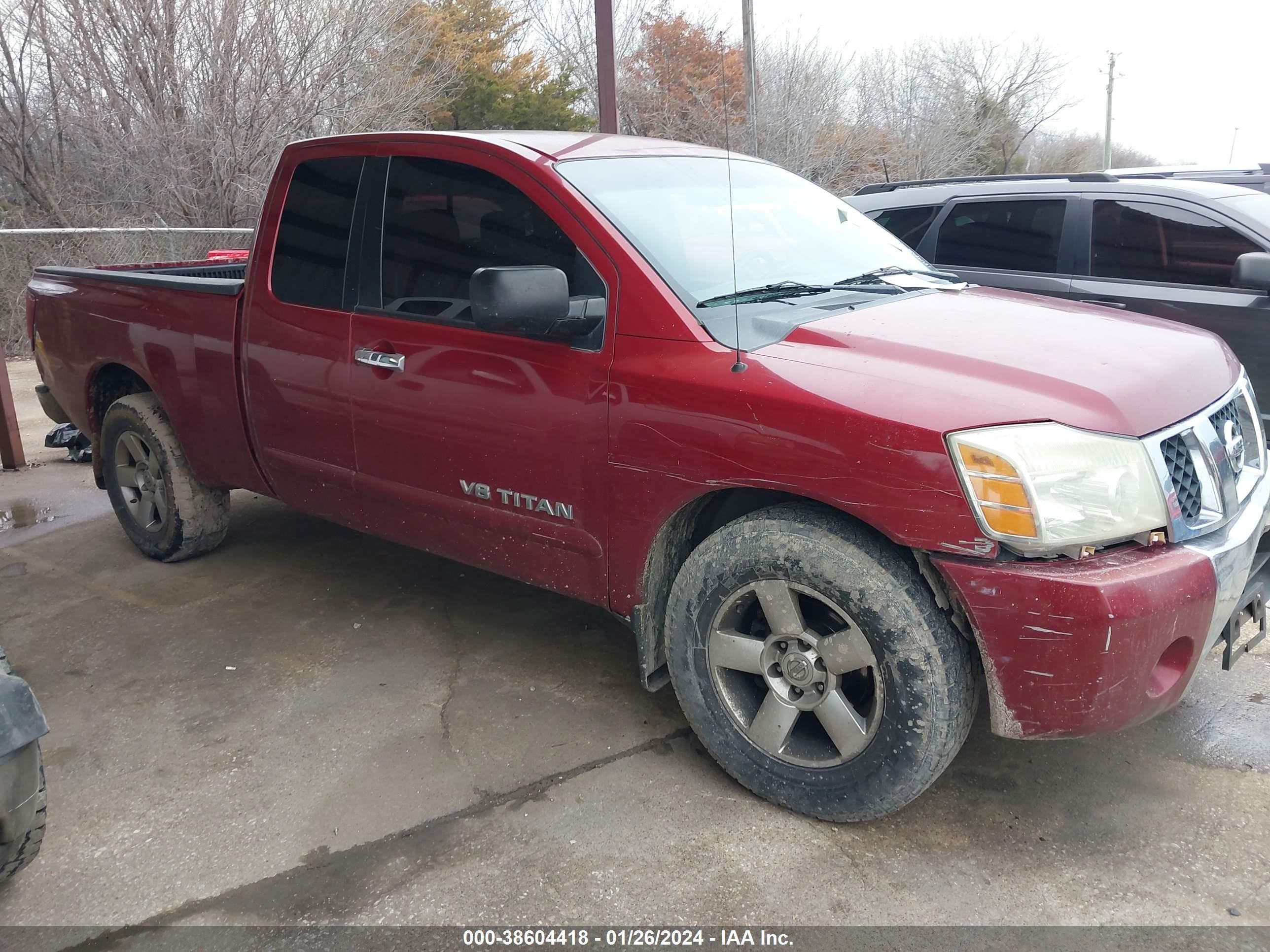 nissan titan 2007 1n6ba06a27n214892