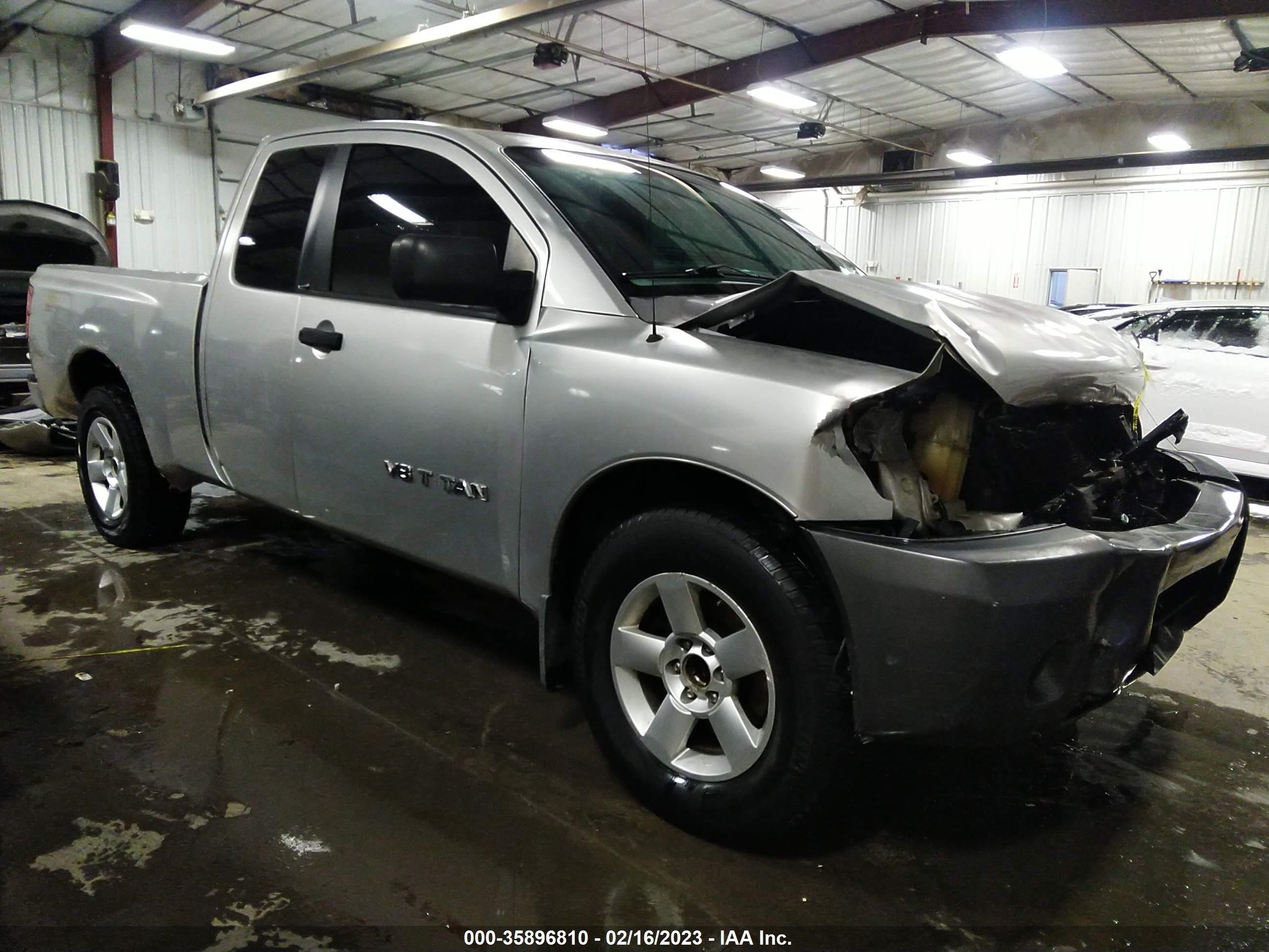 nissan titan 2008 1n6ba06a58n332663