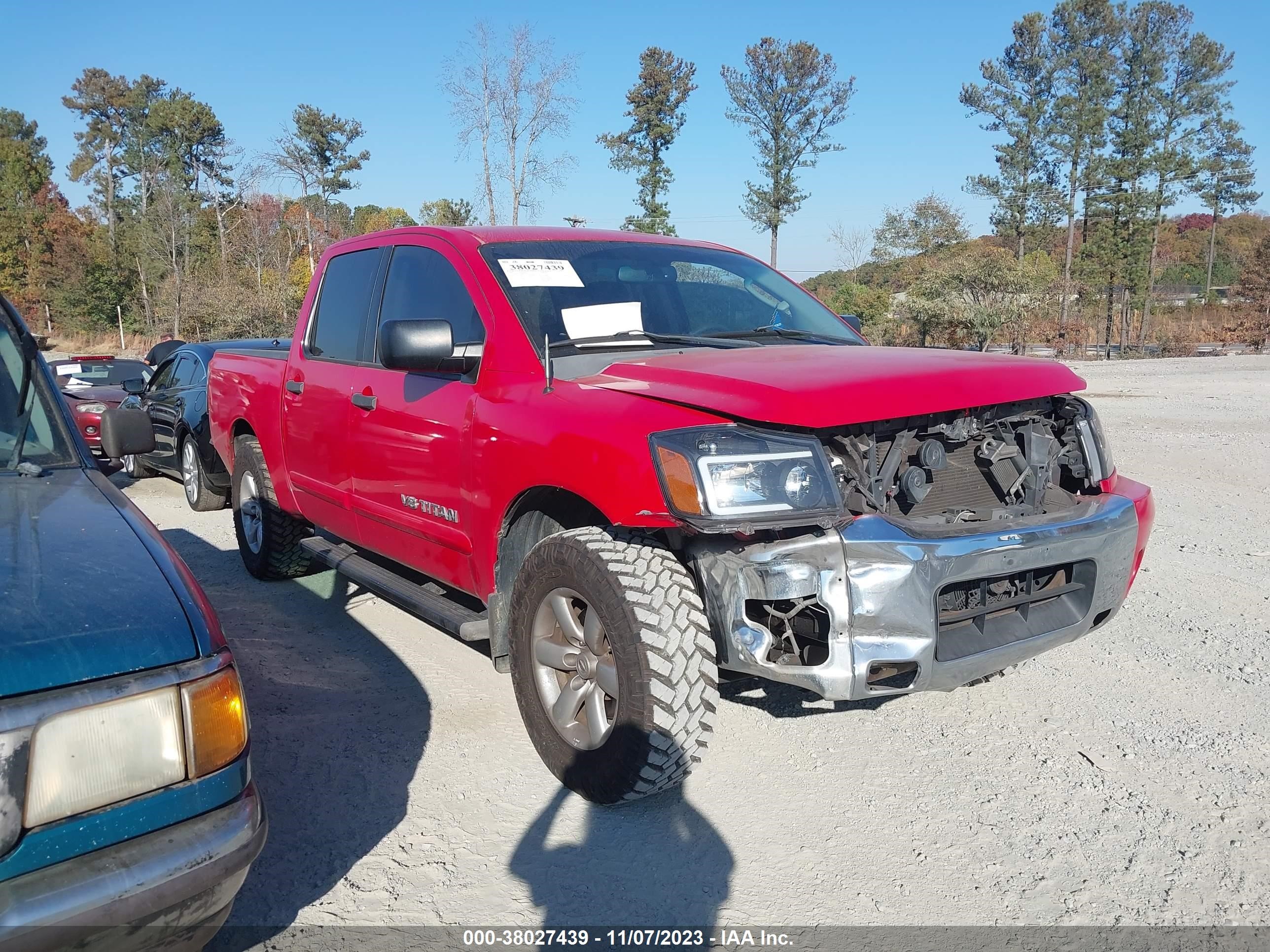 nissan titan 2008 1n6ba07d18n349145