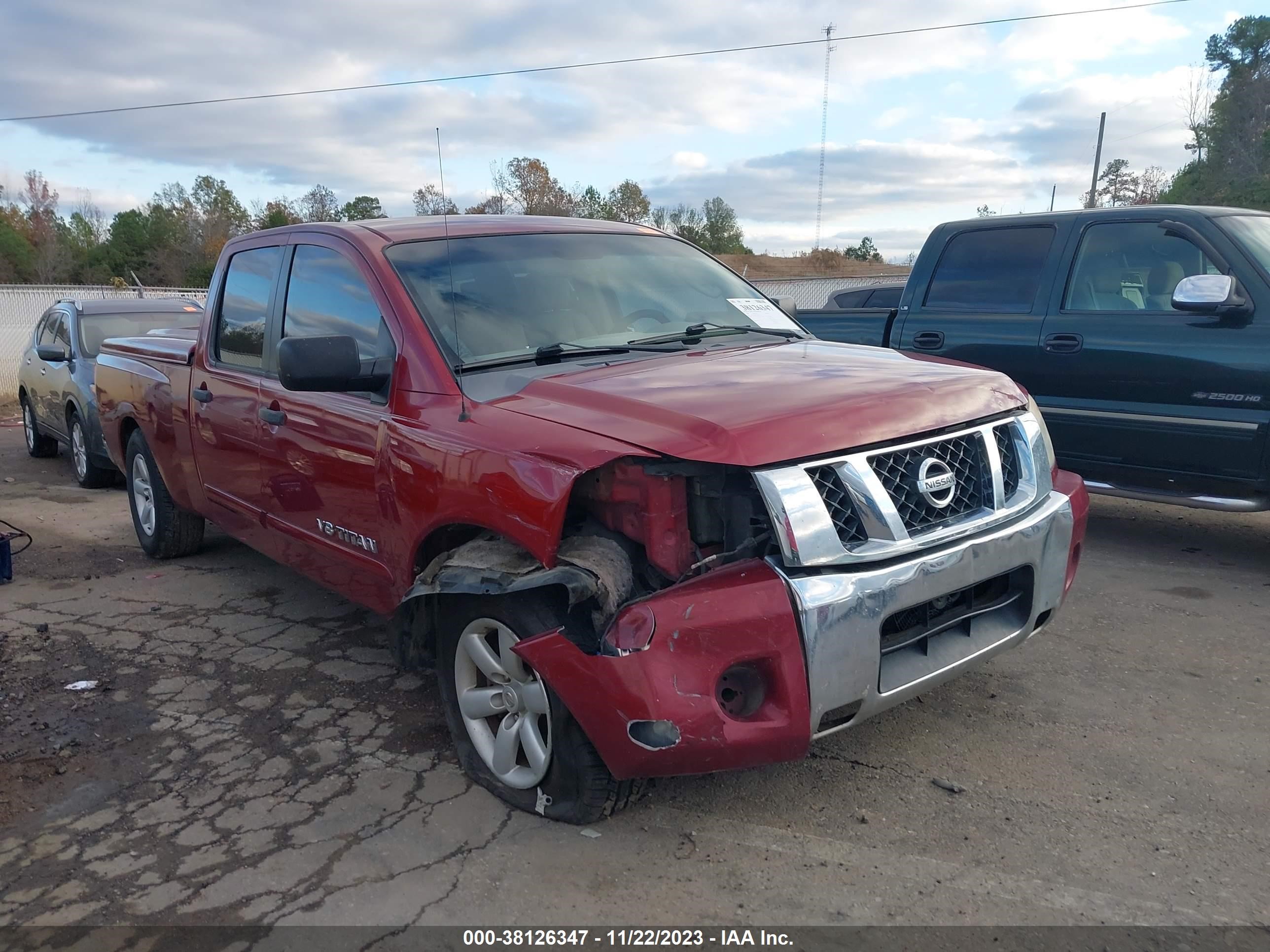 nissan titan 2008 1n6ba07g88n310577