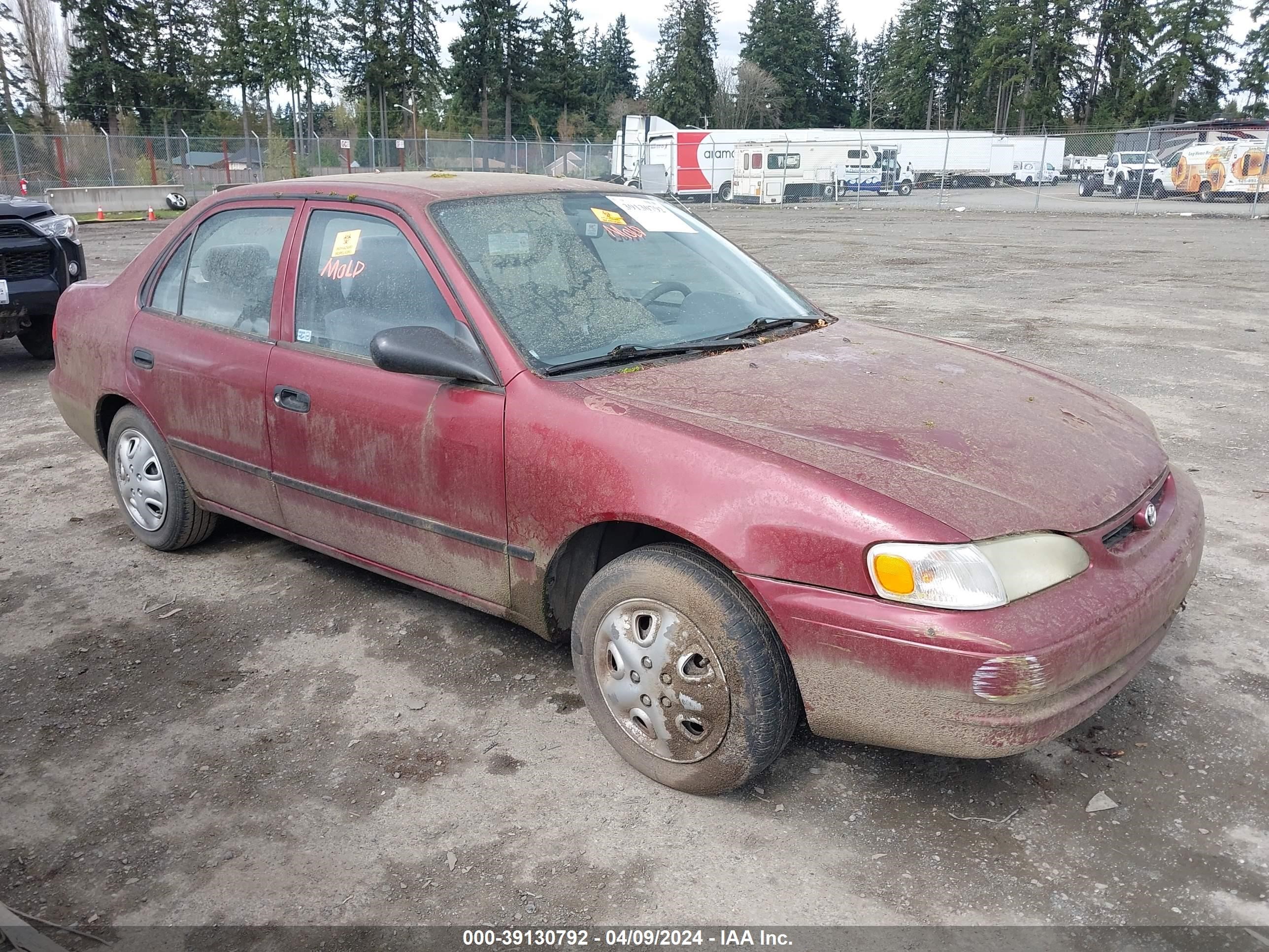 toyota corolla 2000 1nxbr12e0yz315135