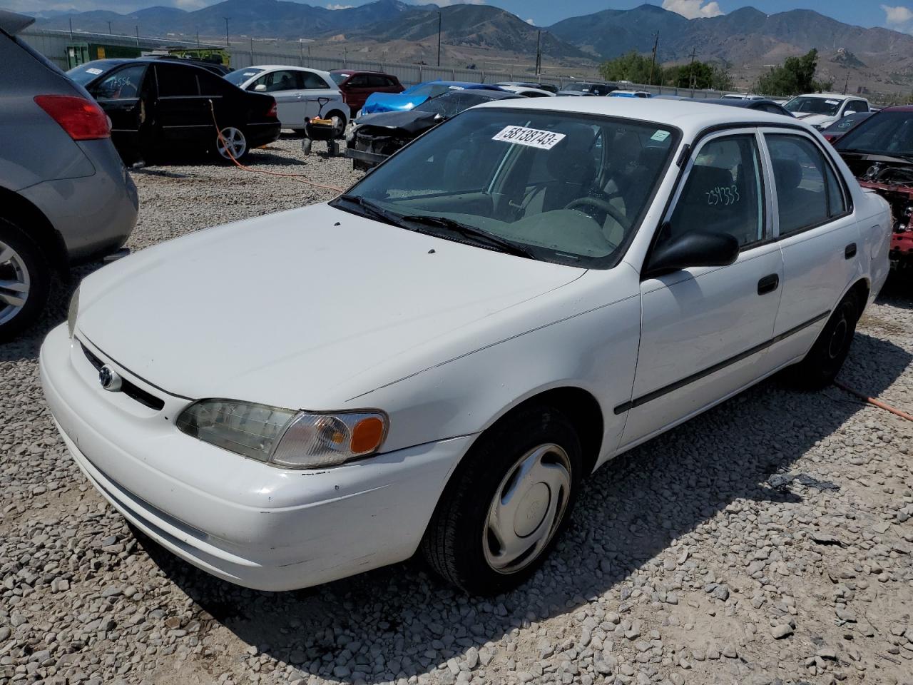 toyota corolla 2000 1nxbr12e1yz343087