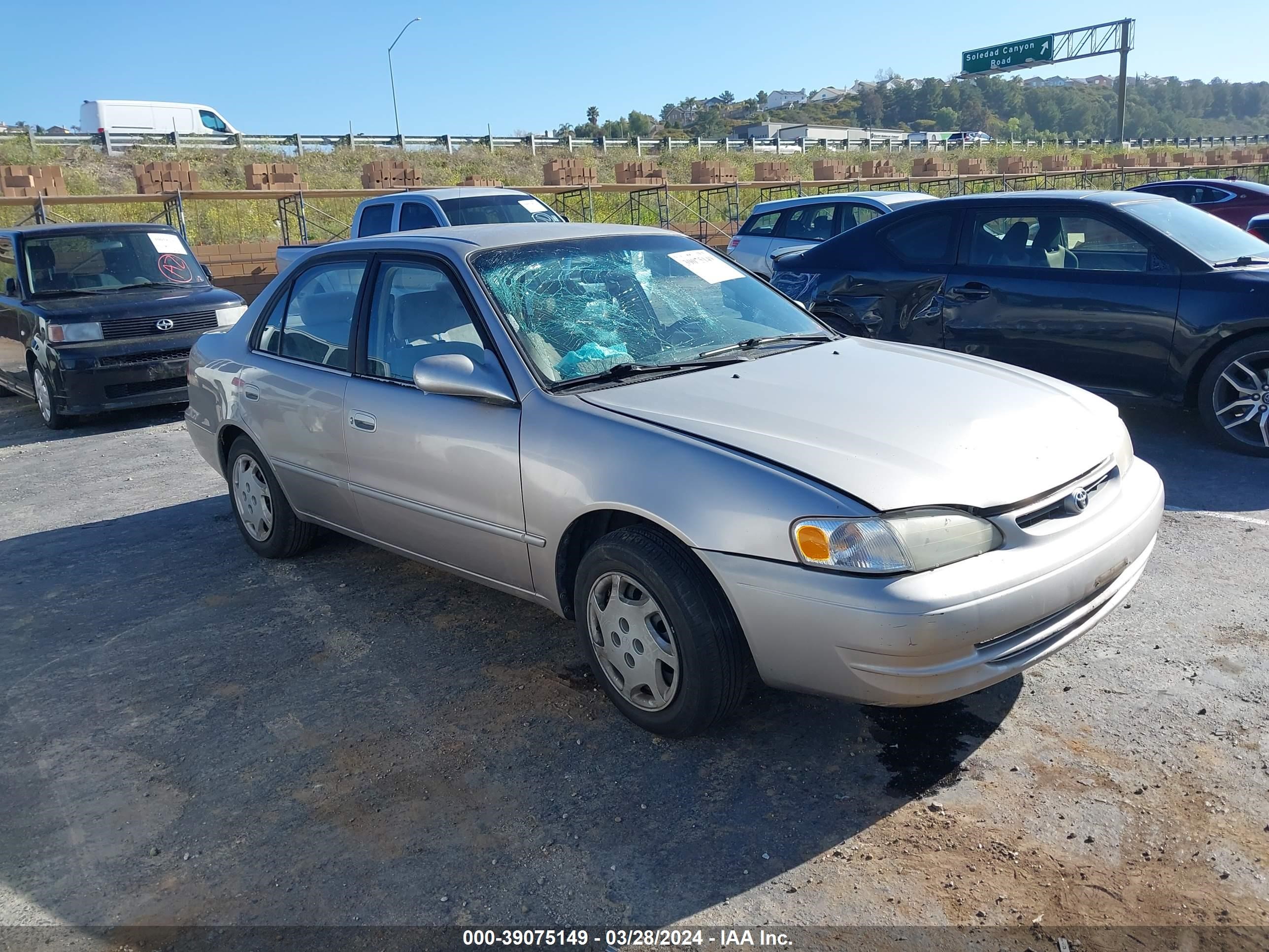 toyota corolla 2000 1nxbr12e1yz365428