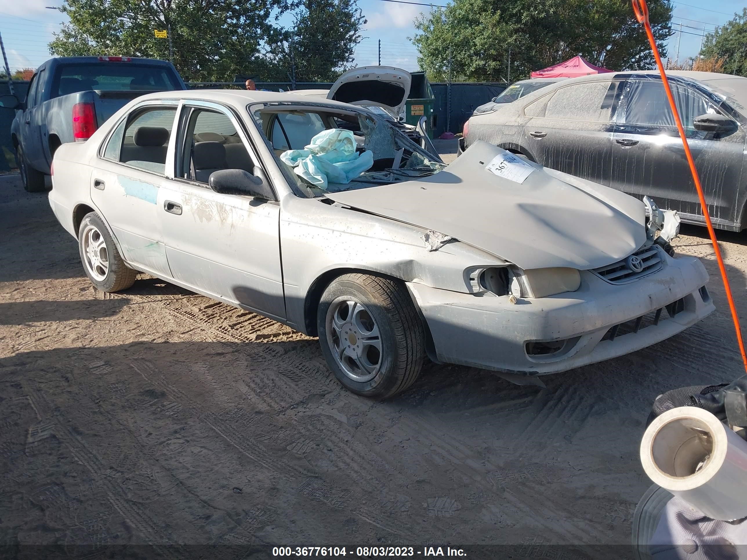 toyota corolla 2001 1nxbr12e21z435167