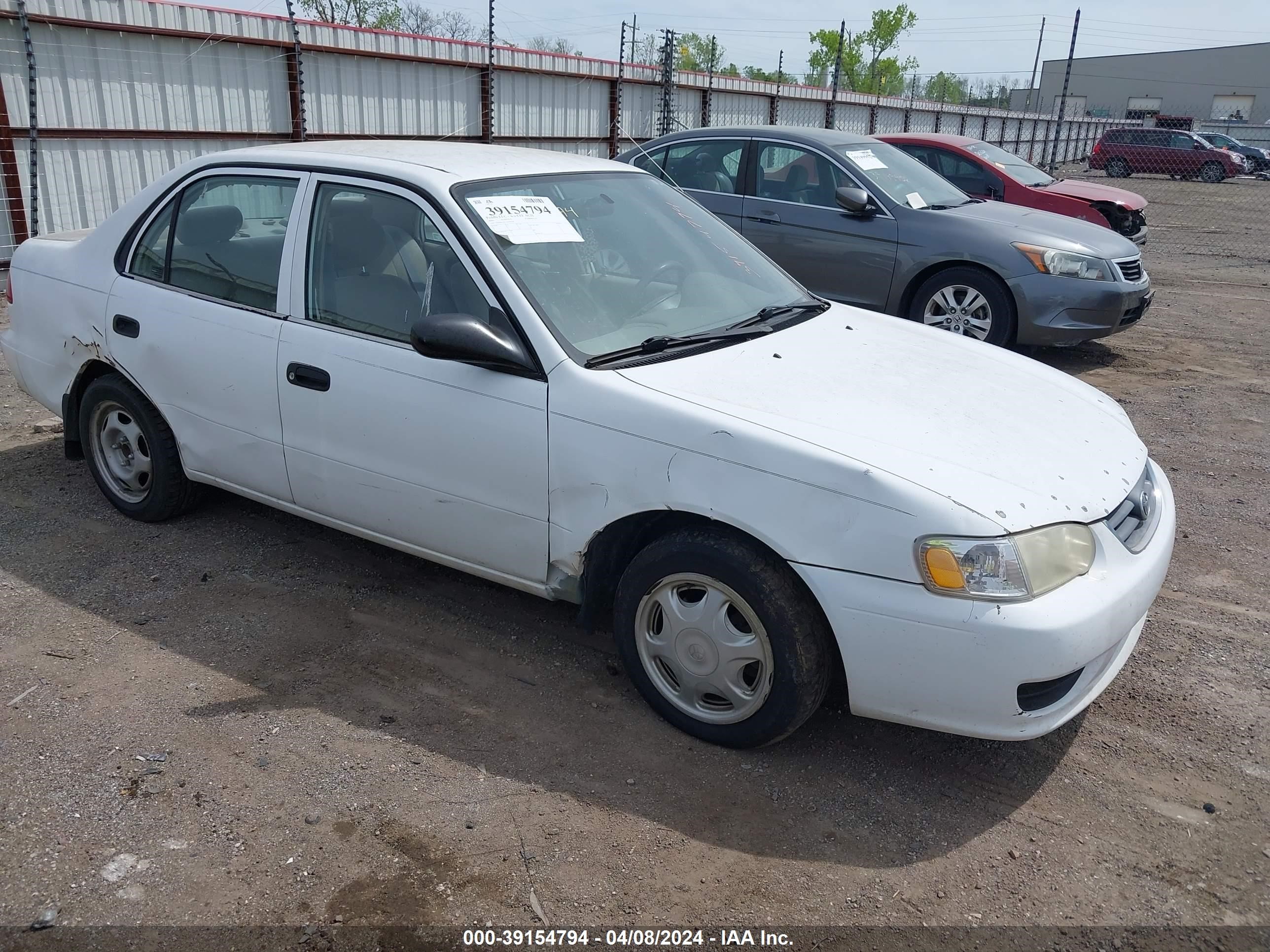 toyota corolla 2001 1nxbr12e31z420578