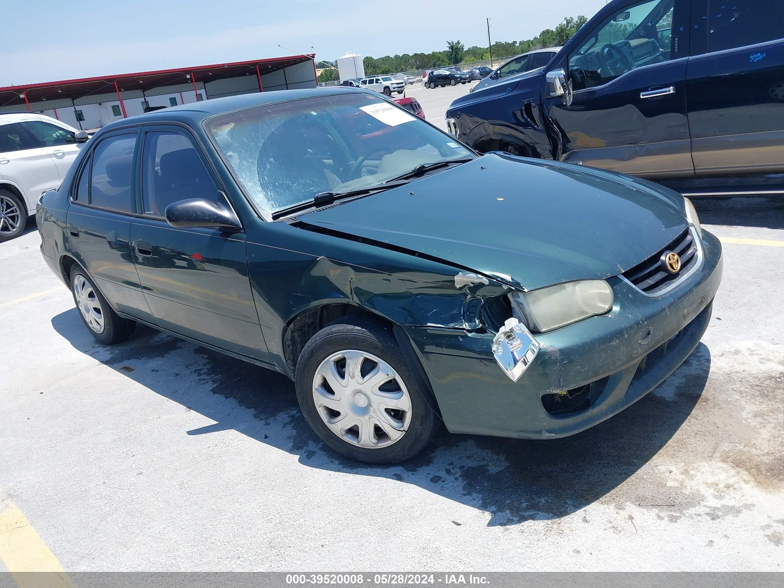 toyota corolla 2001 1nxbr12e31z499976