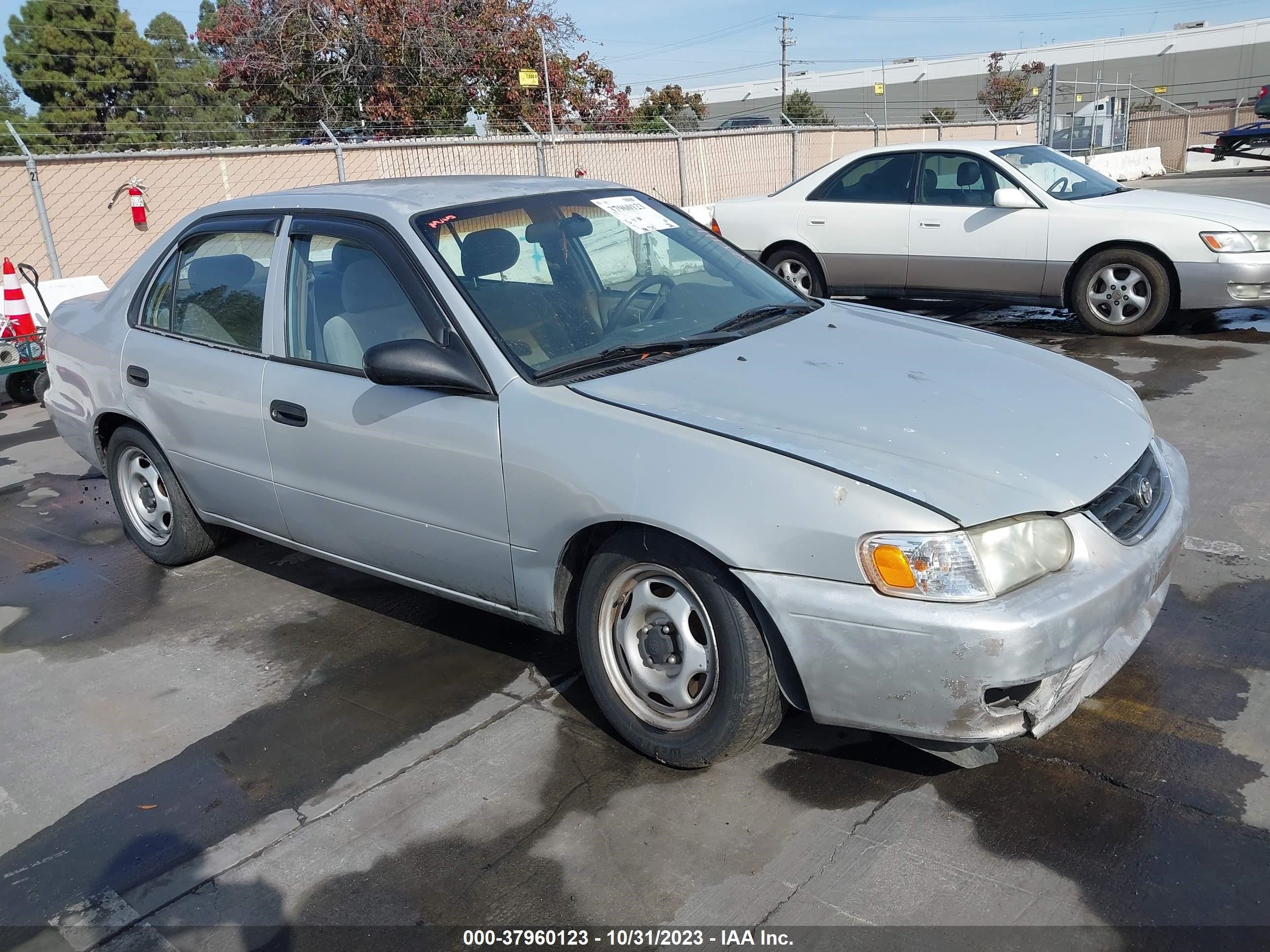 toyota corolla 2001 1nxbr12e31z509230