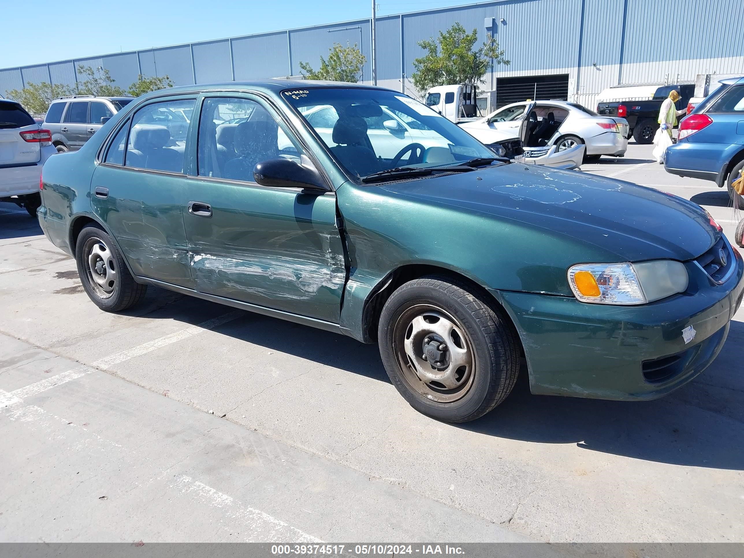 toyota corolla 2001 1nxbr12e41z534461