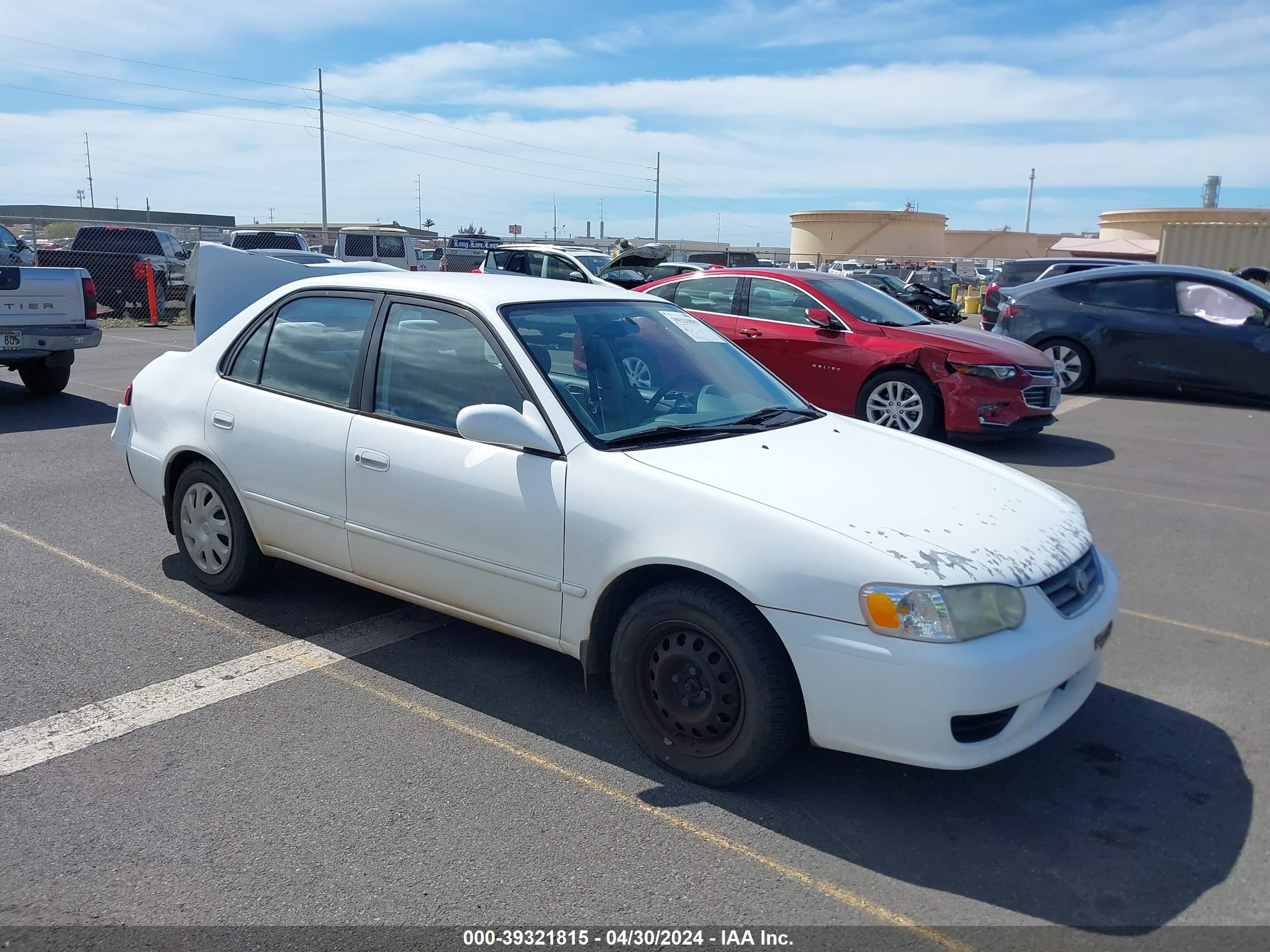 toyota corolla 2001 1nxbr12e41z539028