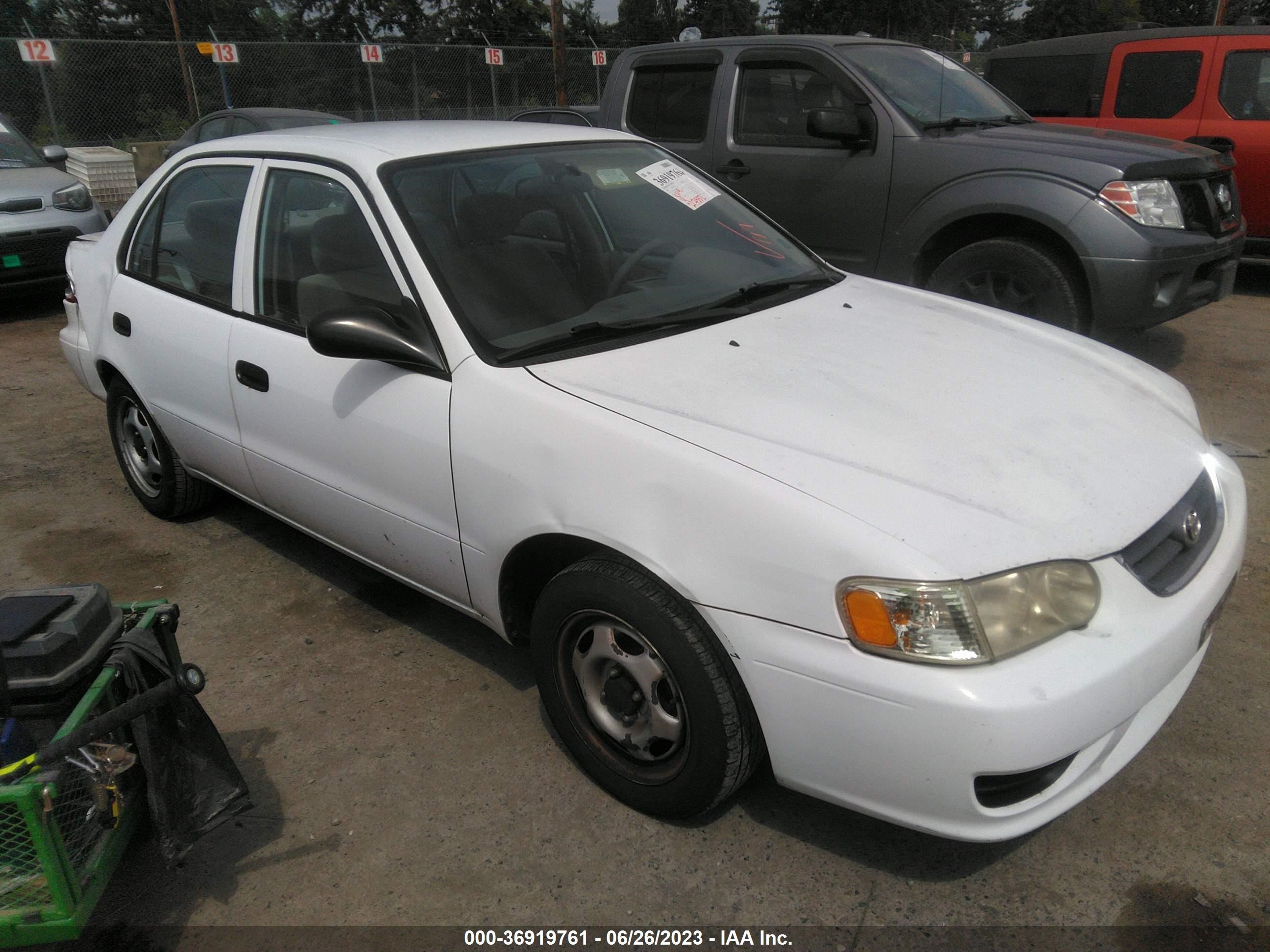 toyota corolla 2001 1nxbr12e51z440783