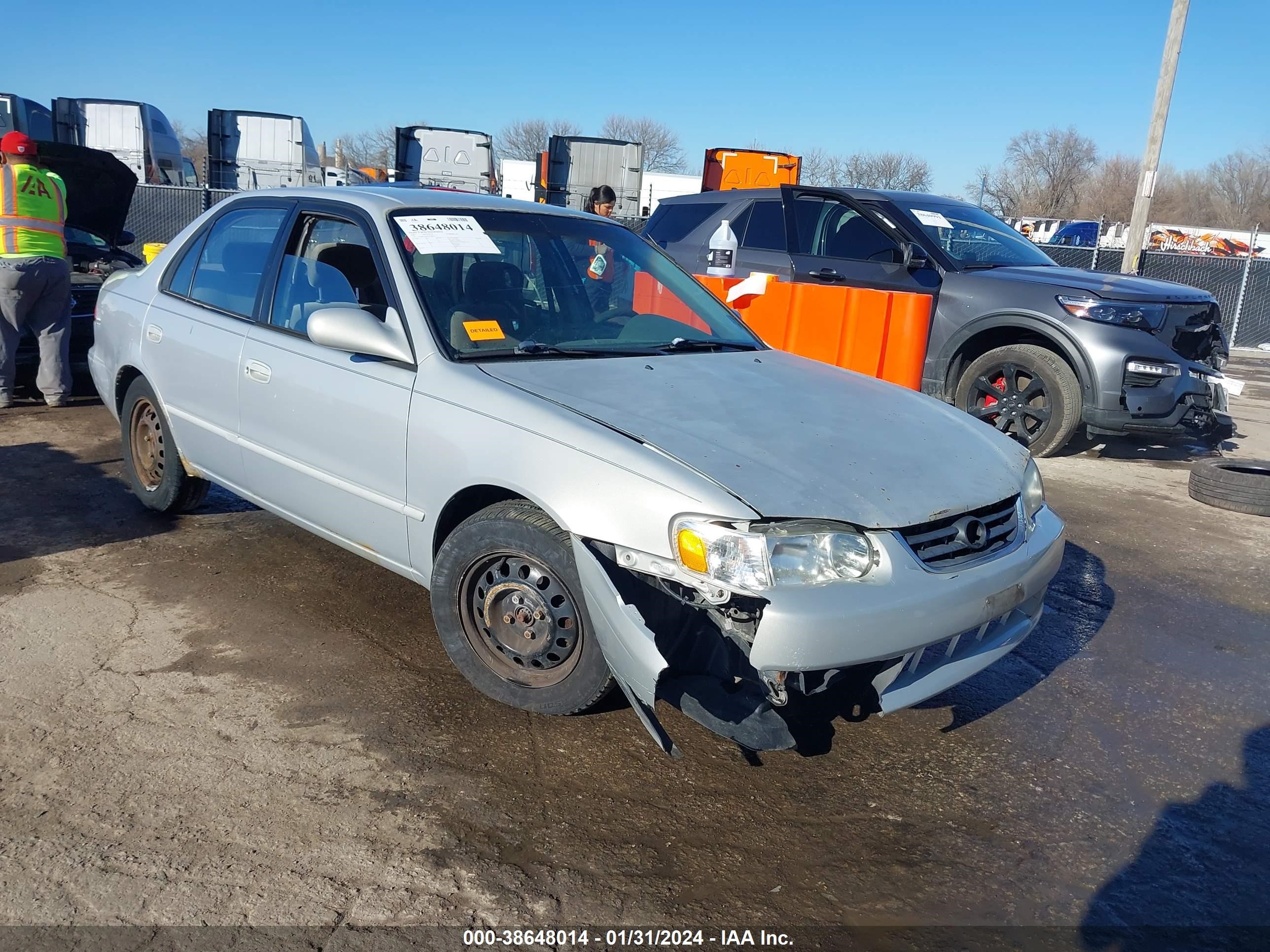 toyota corolla 2001 1nxbr12e81z516870