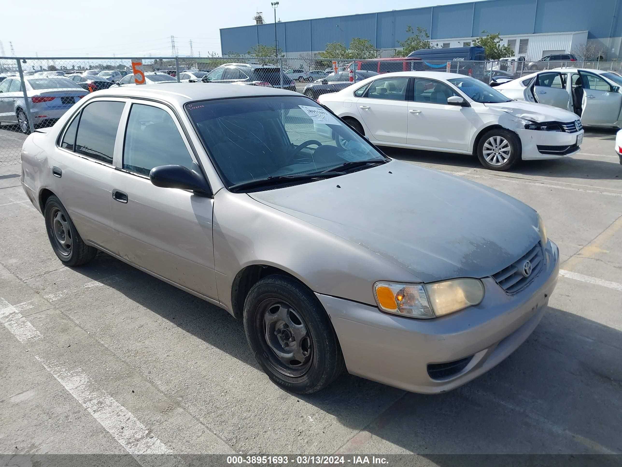 toyota corolla 2001 1nxbr12e91z495902