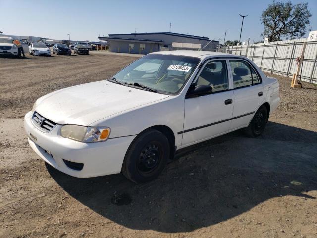 toyota corolla 2001 1nxbr12e91z496774