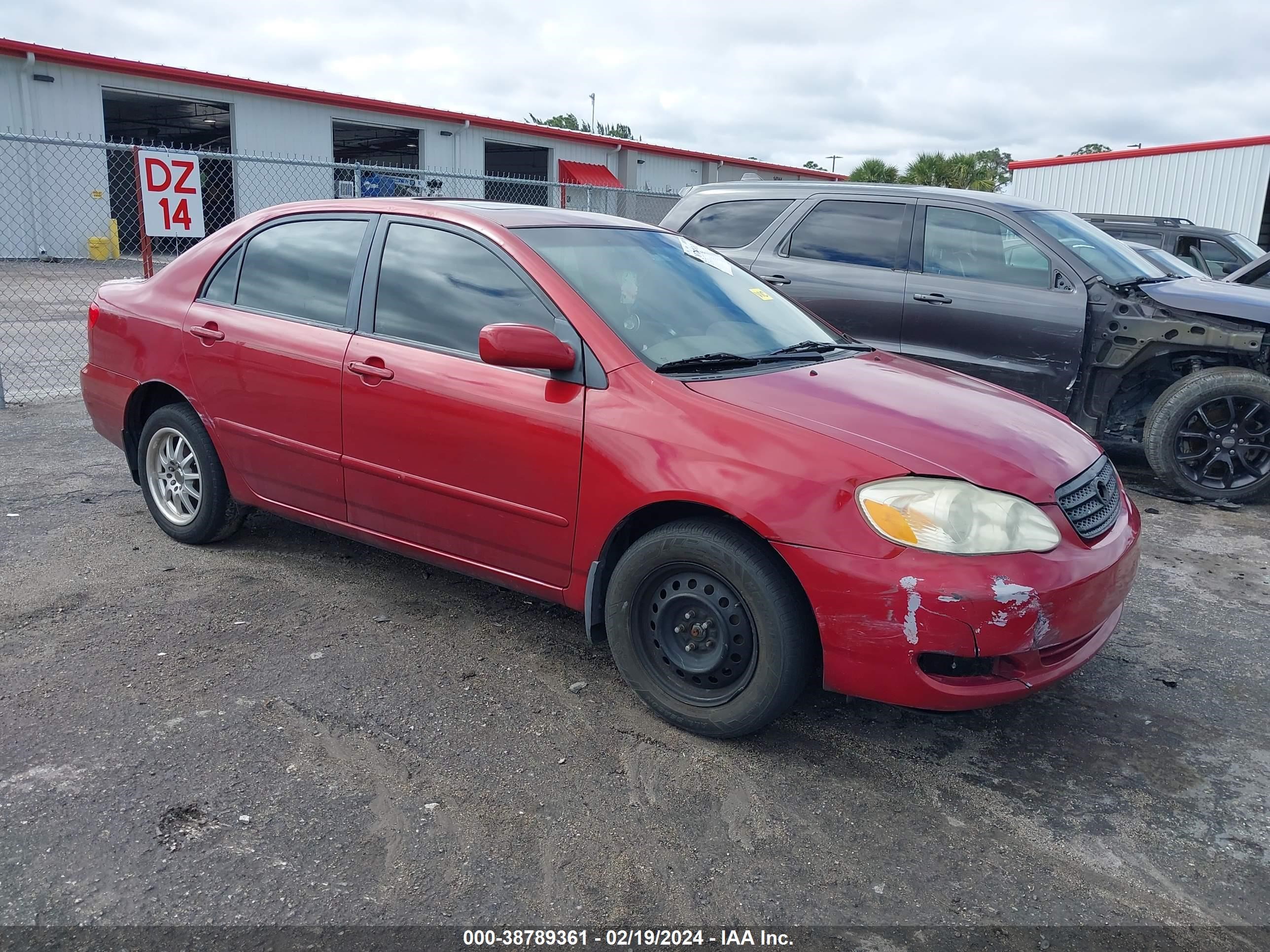 toyota corolla 2005 1nxbr30e25z478296