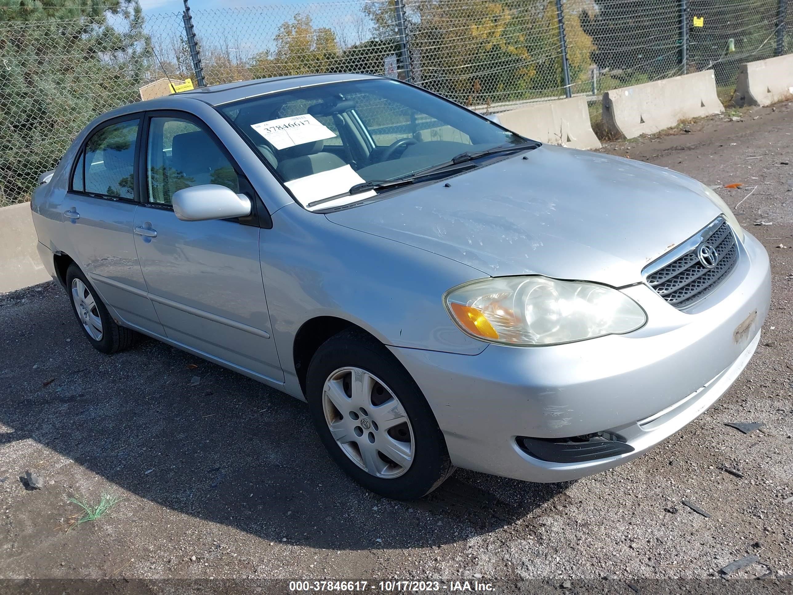 toyota corolla 2005 1nxbr30e65z361403