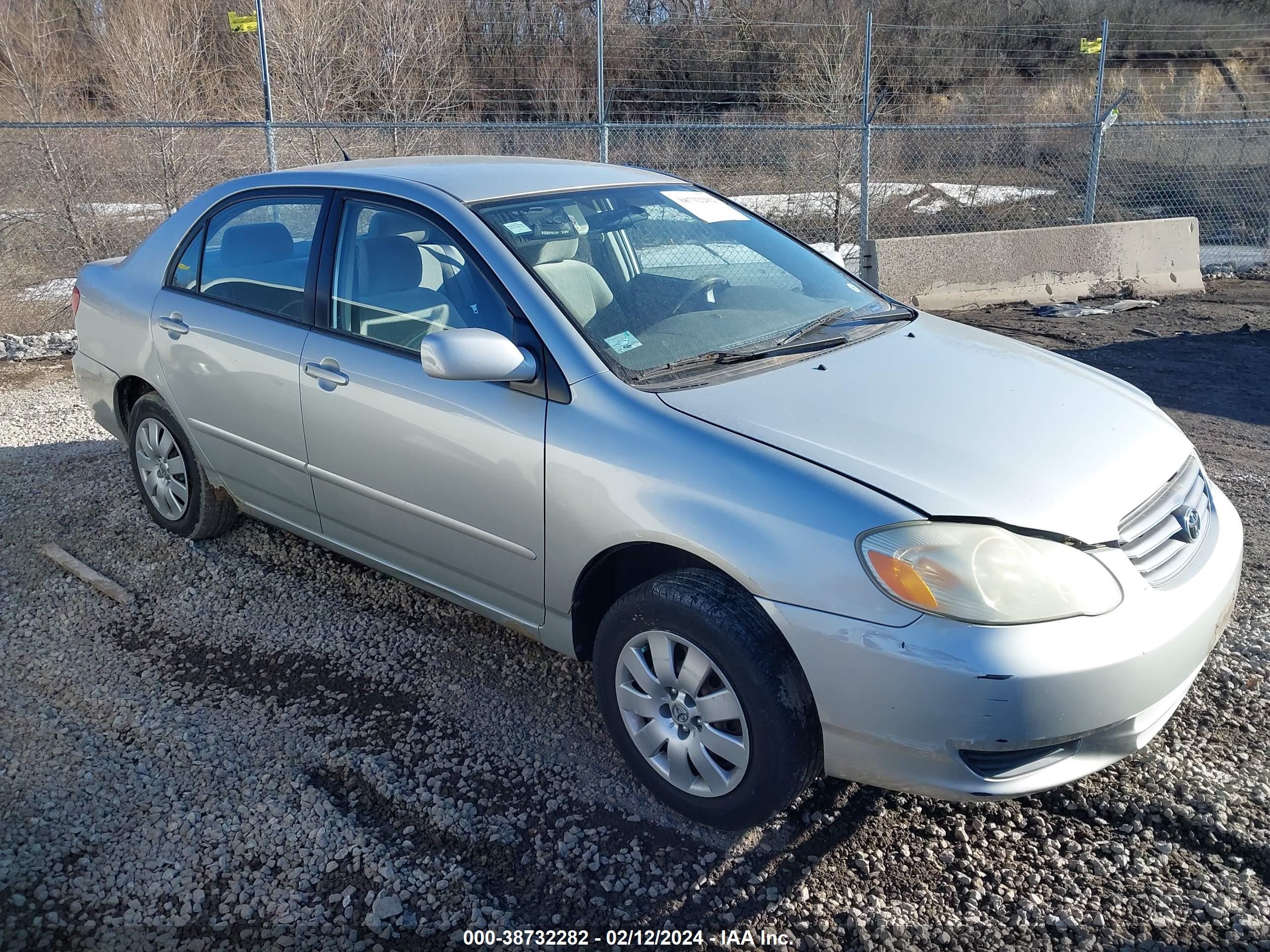 toyota corolla 2003 1nxbr32e03z022064