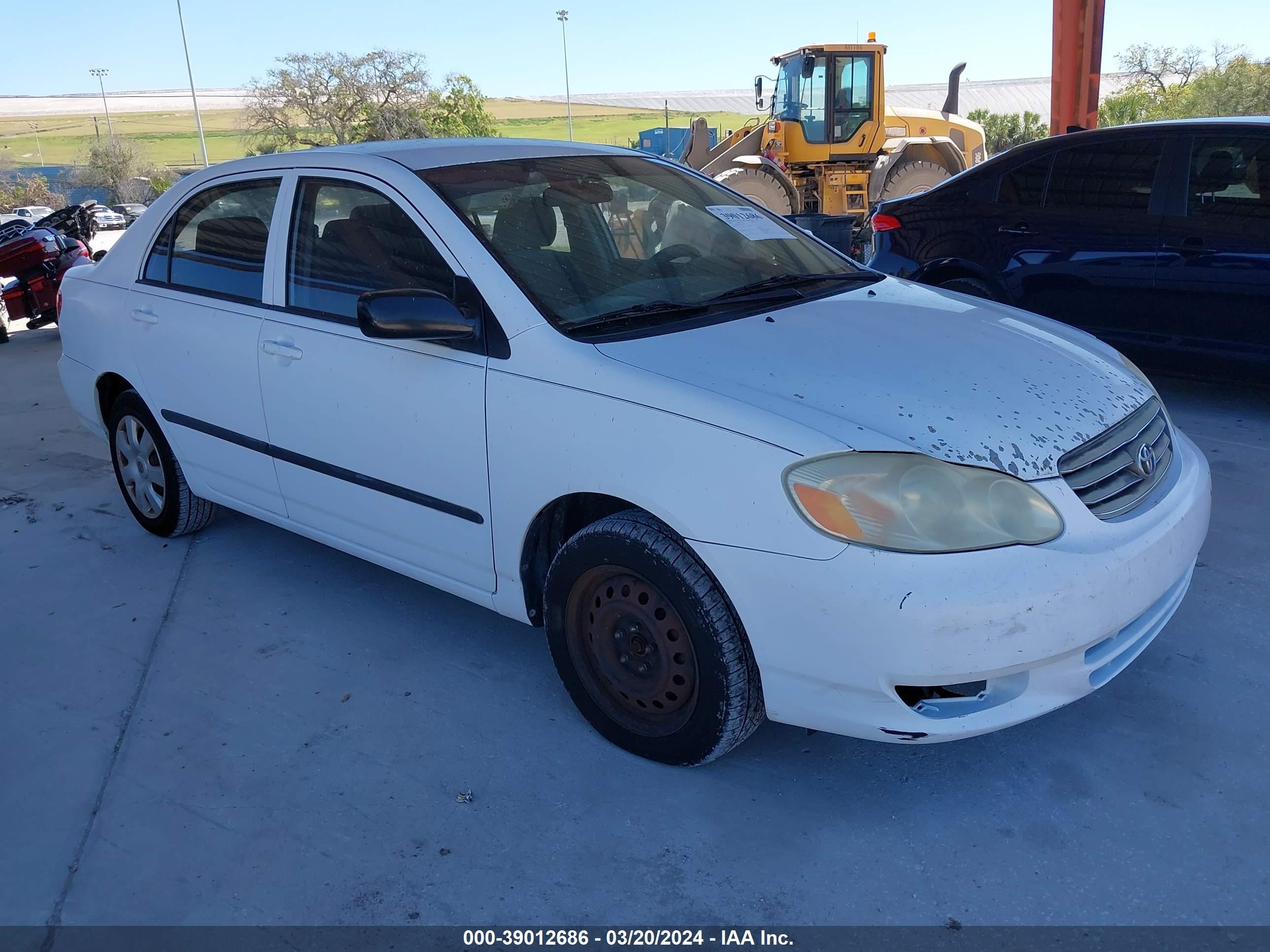 toyota corolla 2003 1nxbr32e13z037172