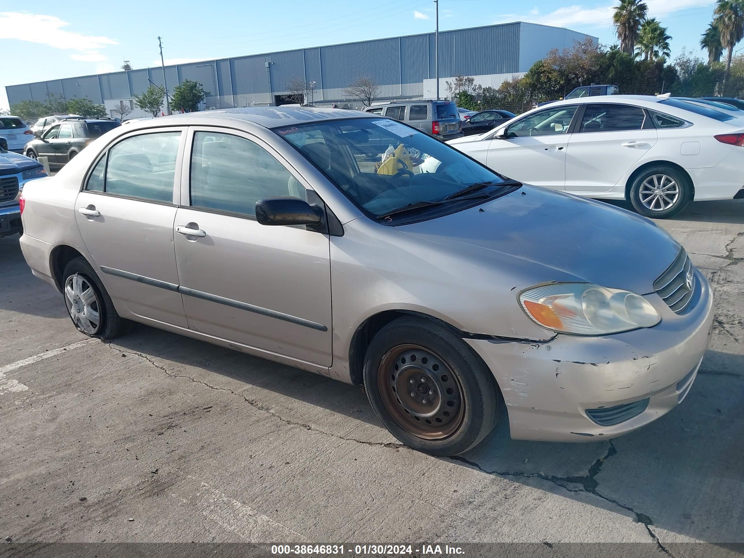 toyota corolla 2003 1nxbr32e13z140639