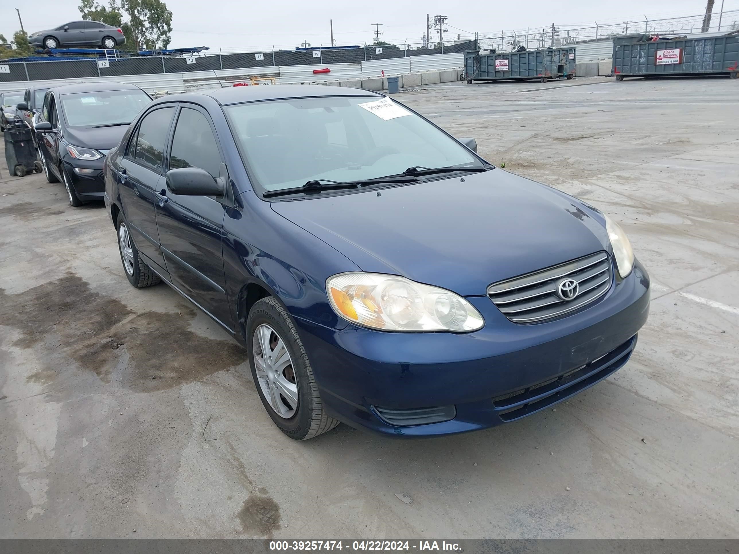 toyota corolla 2004 1nxbr32e44z244141