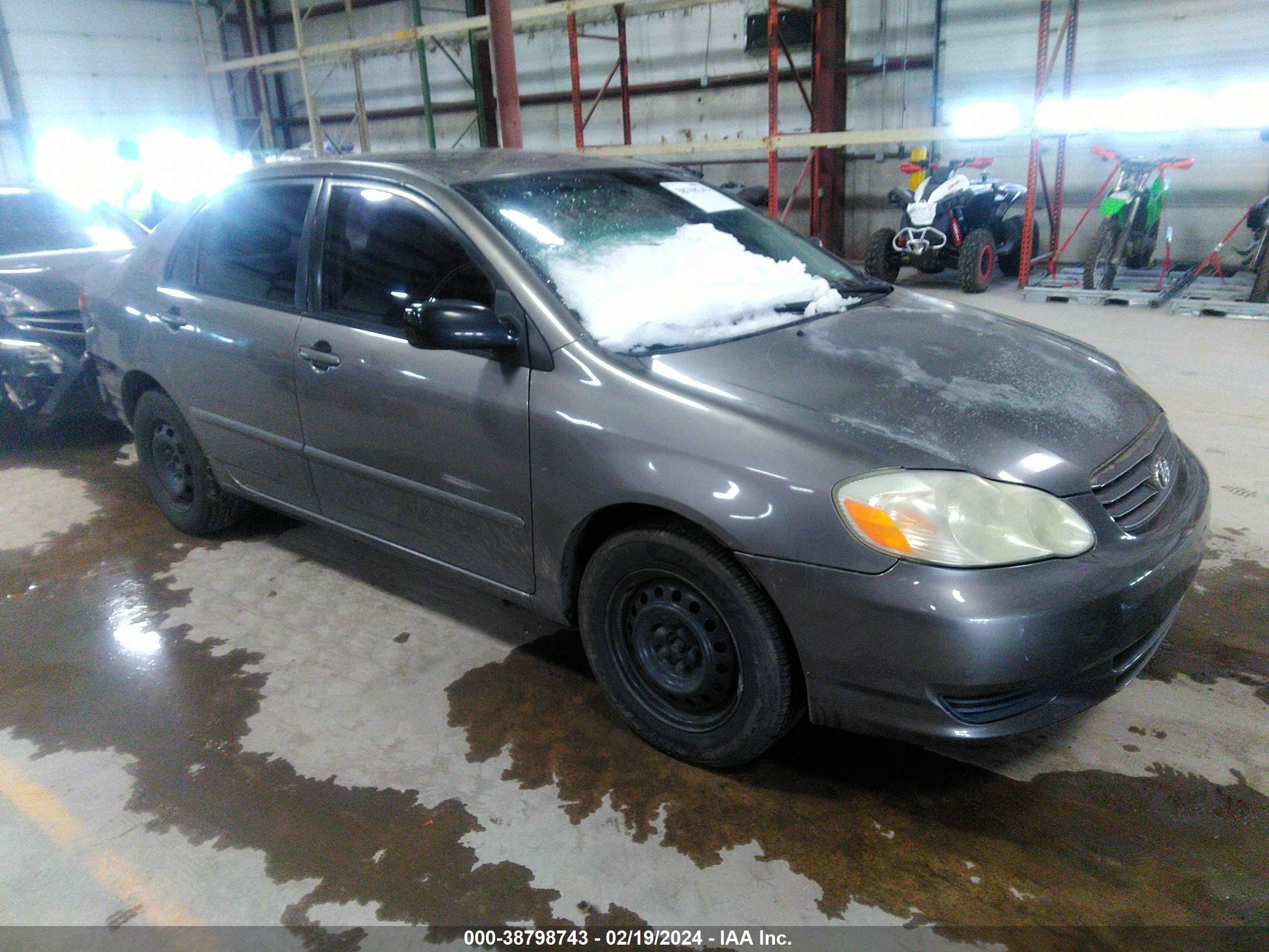 toyota corolla 2003 1nxbr32e53z102718