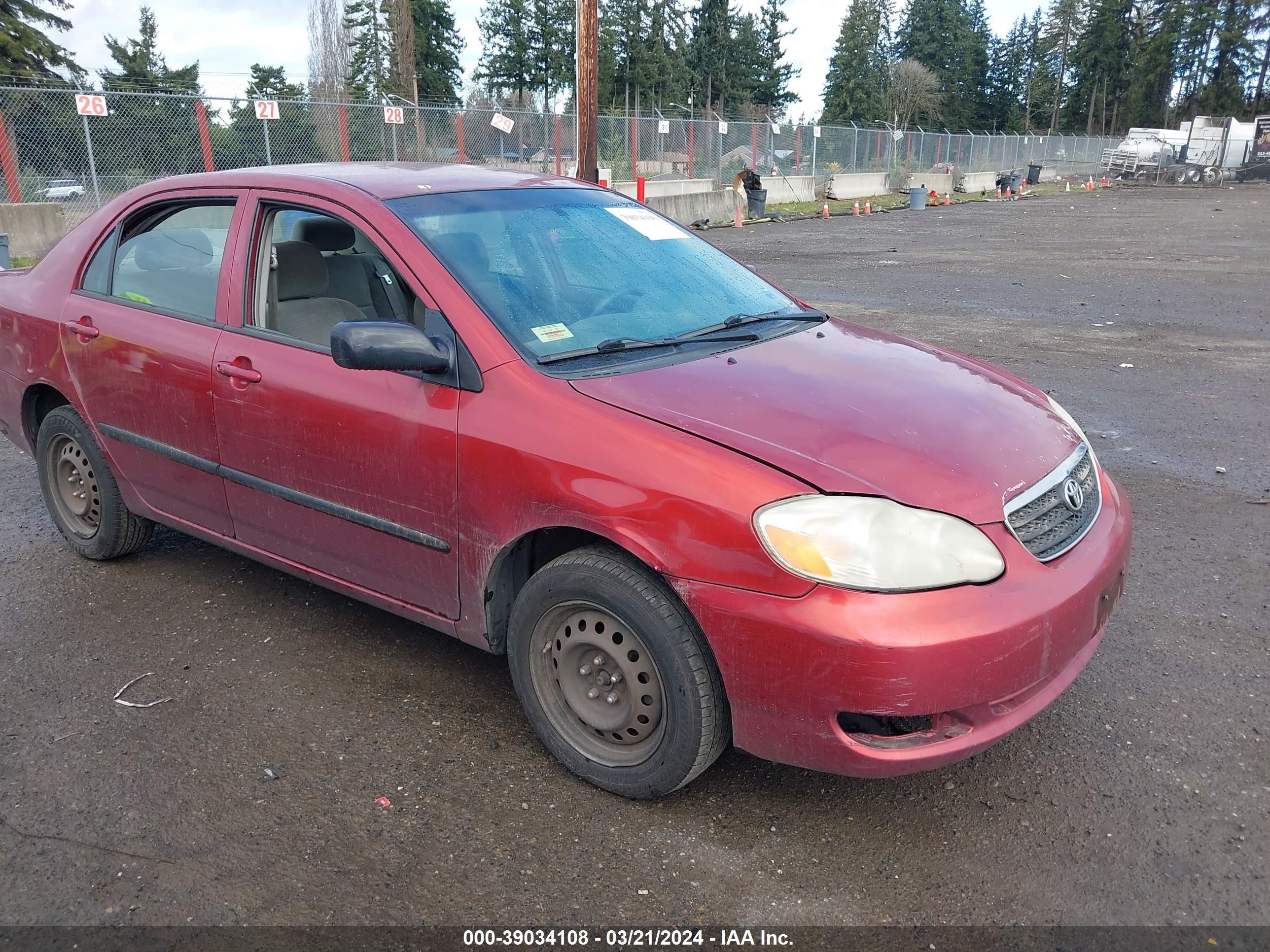 toyota corolla 2008 1nxbr32e58z001539