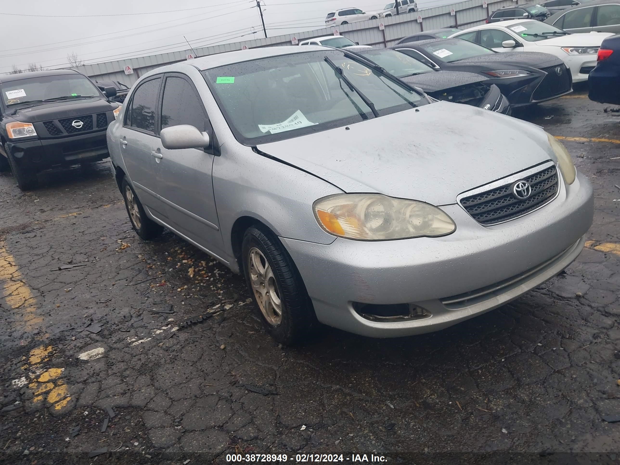 toyota corolla 2006 1nxbr32e66z707660