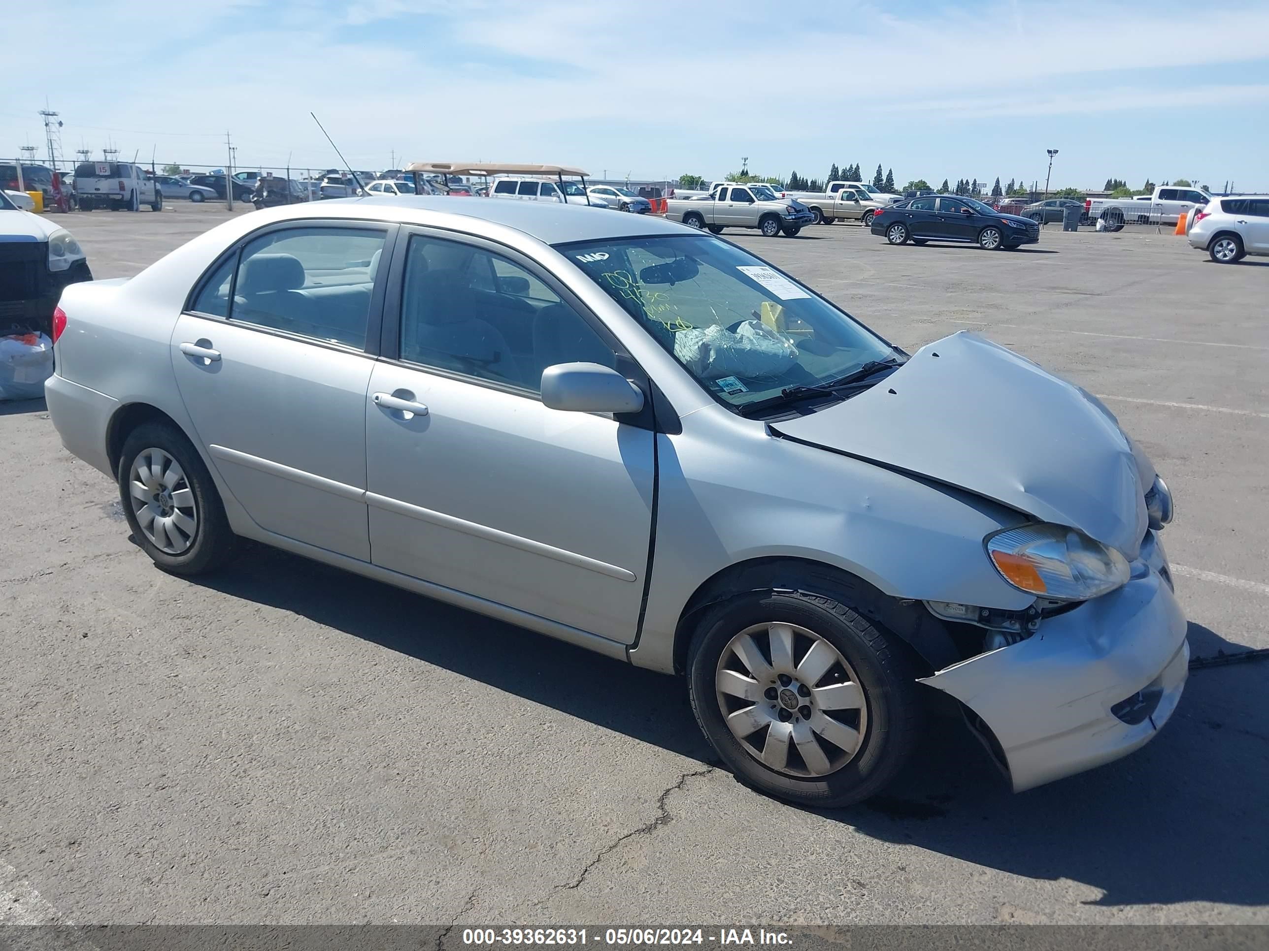 toyota corolla 2004 1nxbr32e74z252282