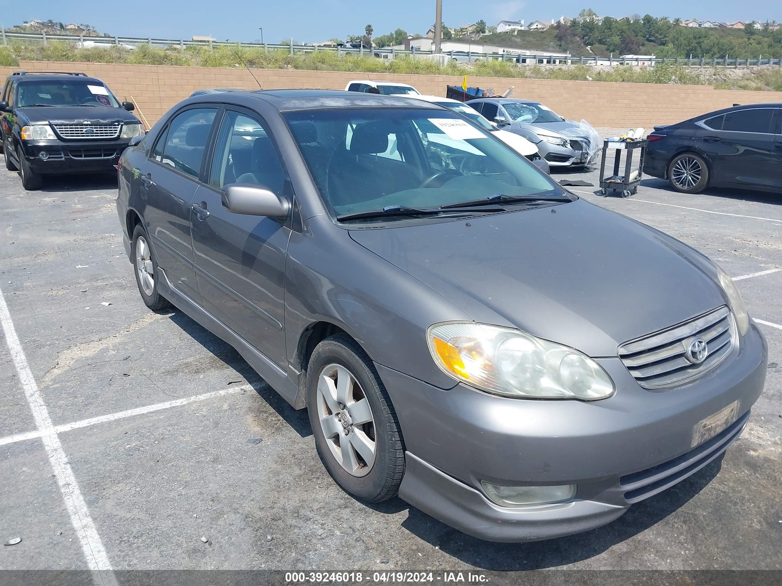 toyota corolla 2004 1nxbr32e74z278915