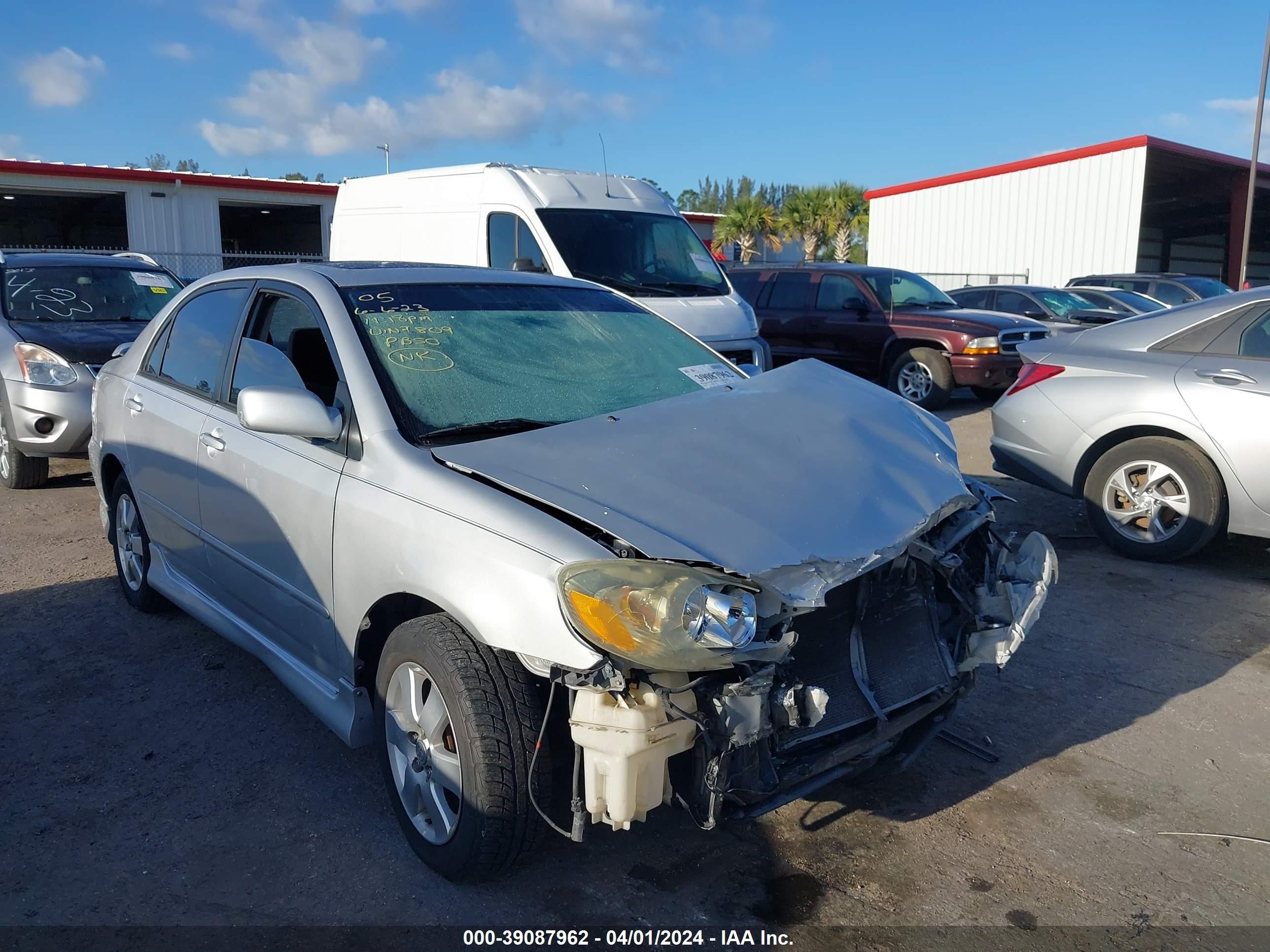 toyota corolla 2005 1nxbr32e75z357809