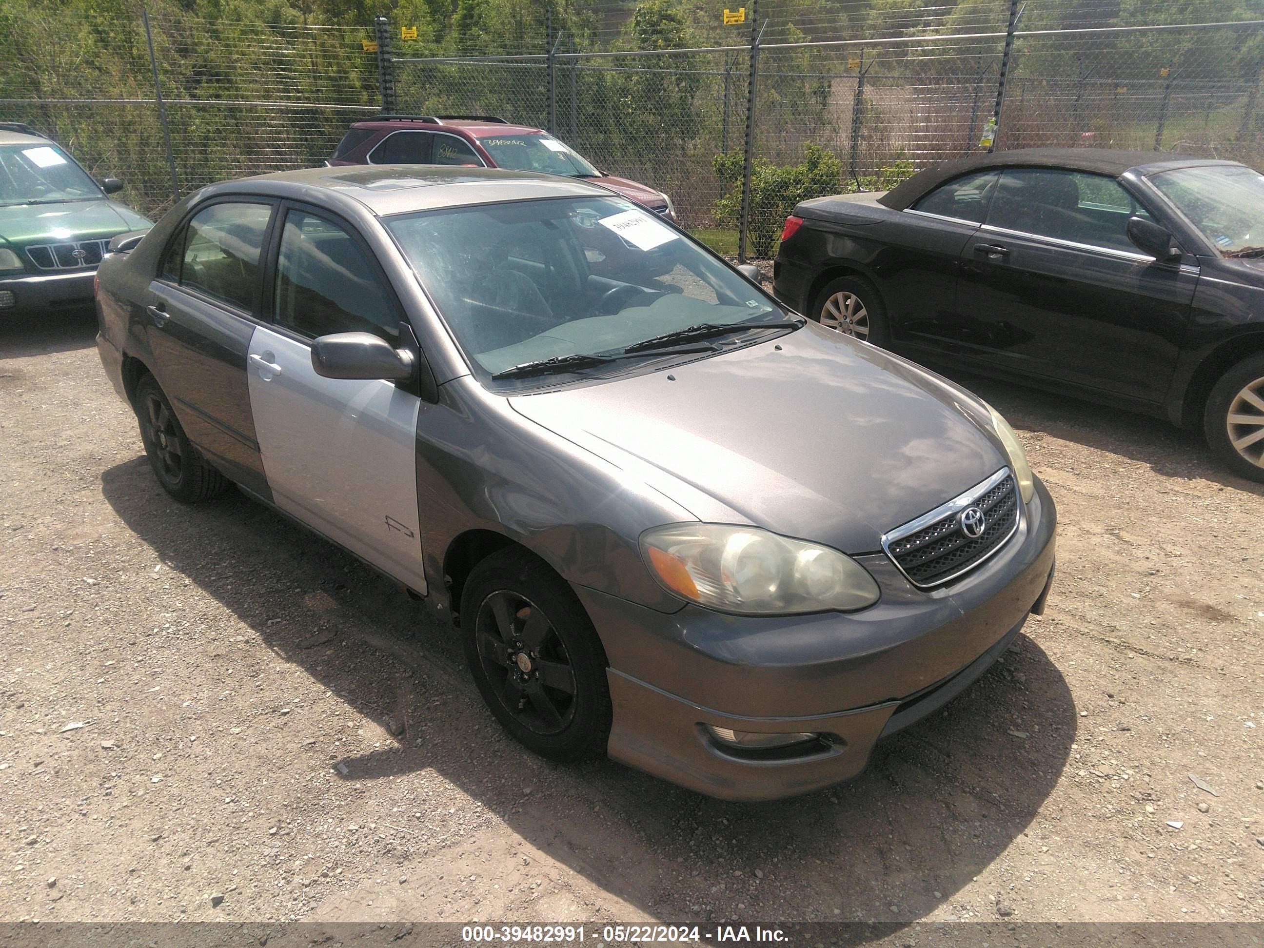 toyota corolla 2005 1nxbr32e75z541227