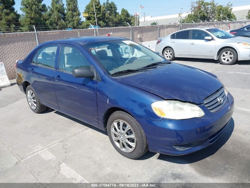 toyota corolla 2003 1nxbr32e93z115391