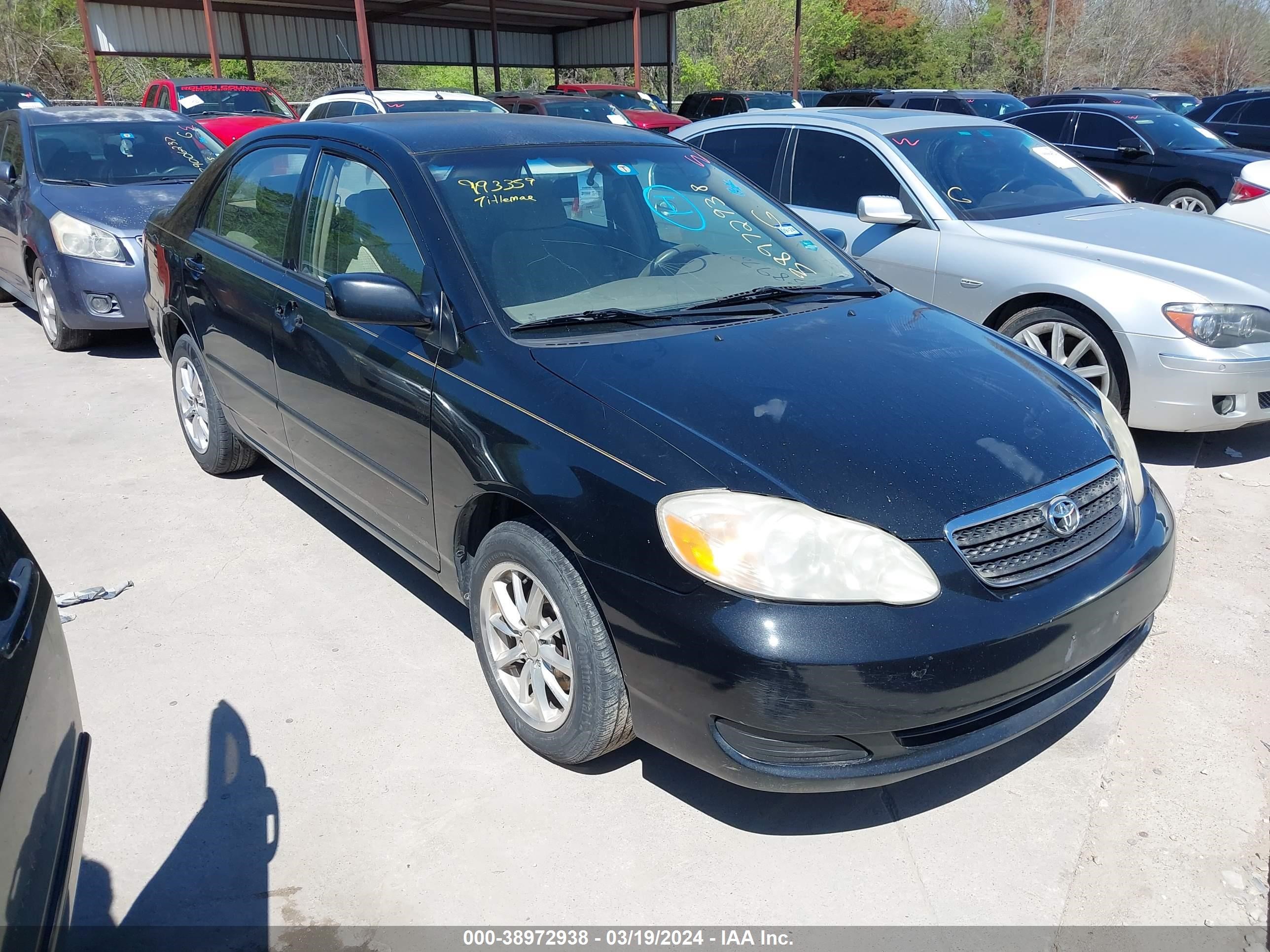 toyota corolla 2008 1nxbr32e98z993359