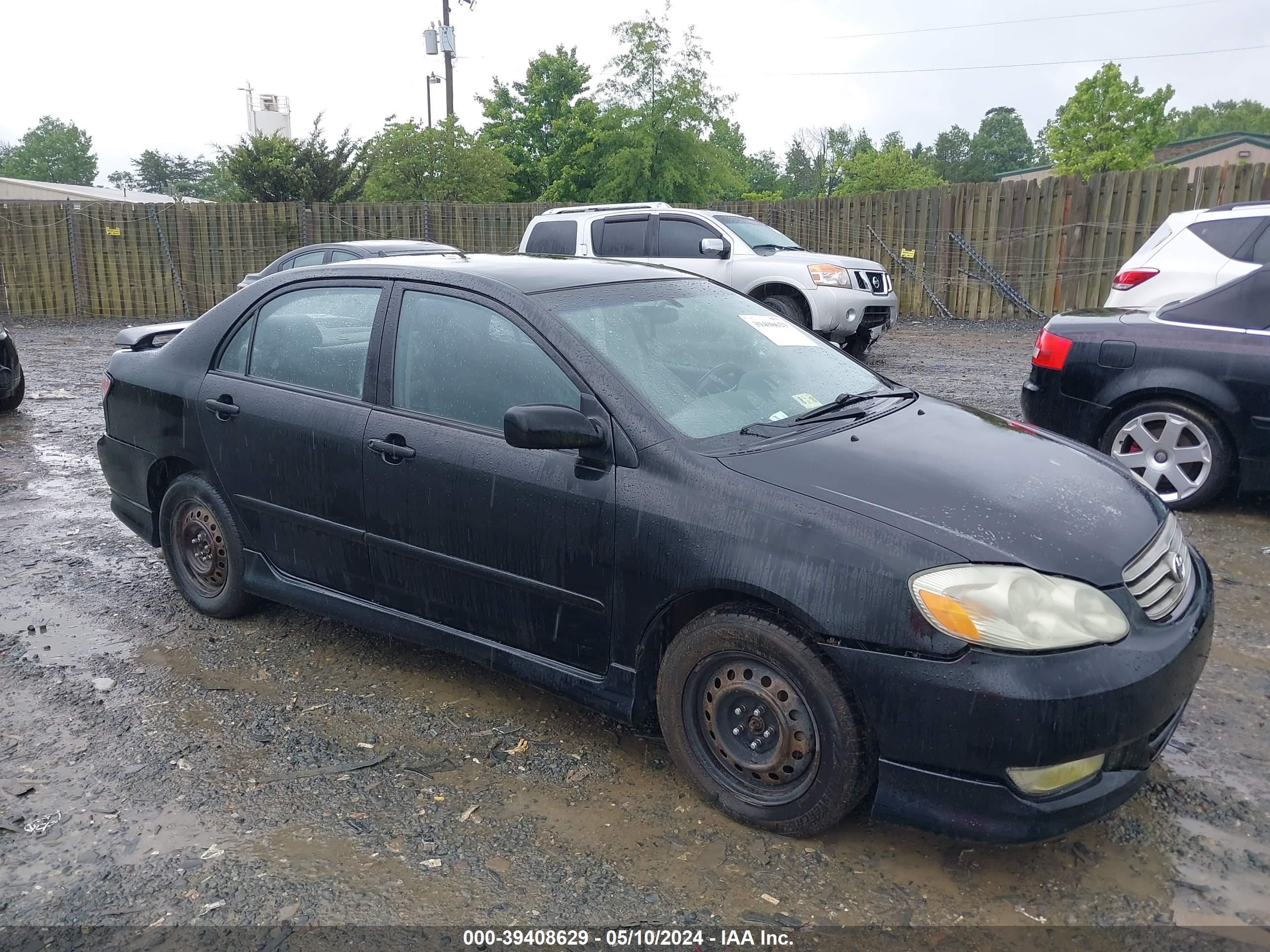 toyota corolla 2003 1nxbr32ex3z126545