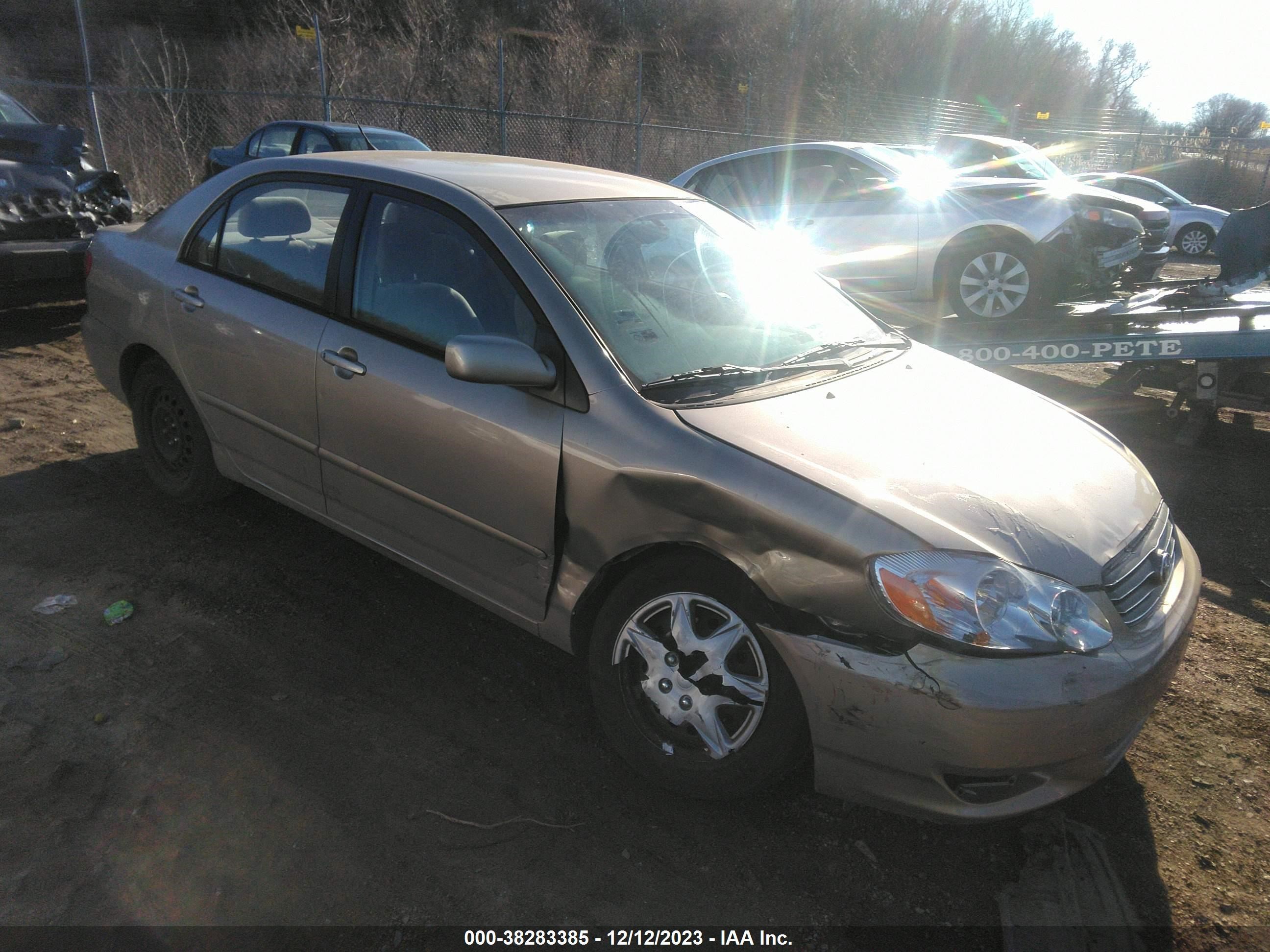 toyota corolla 2004 1nxbr32ex4z338301