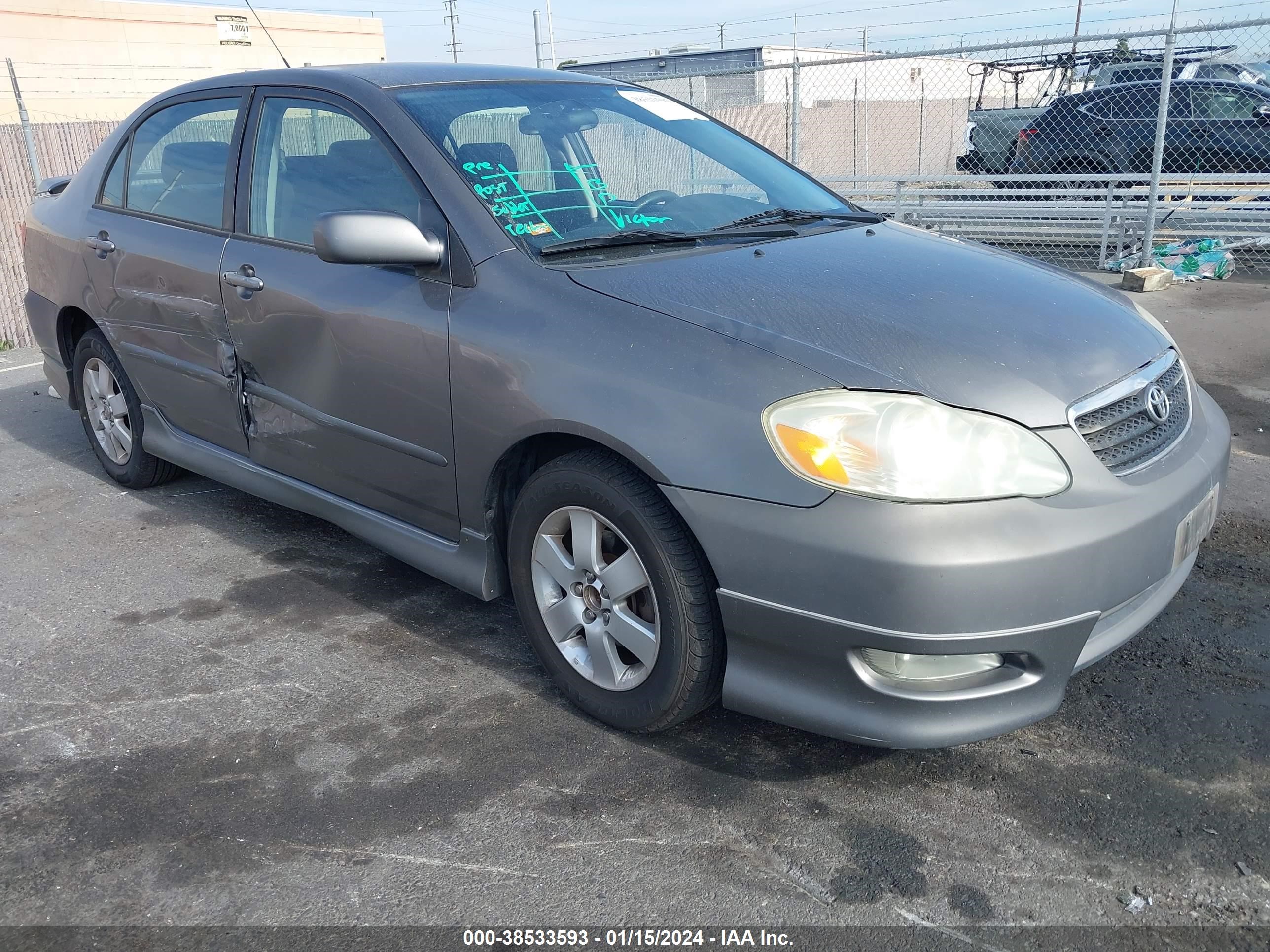 toyota corolla 2006 1nxbr32ex6z735204