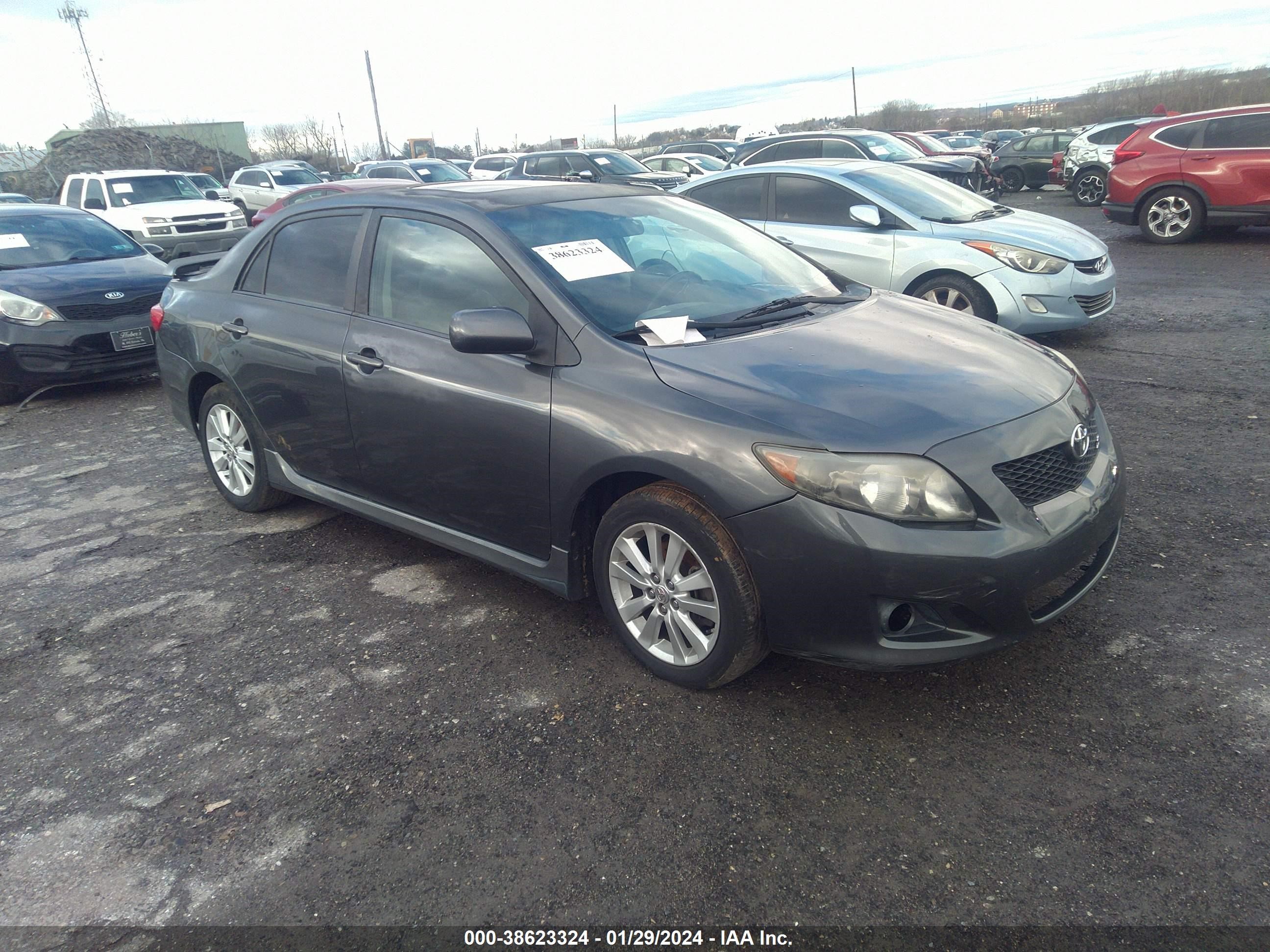 toyota corolla 2009 1nxbu40e09z030553