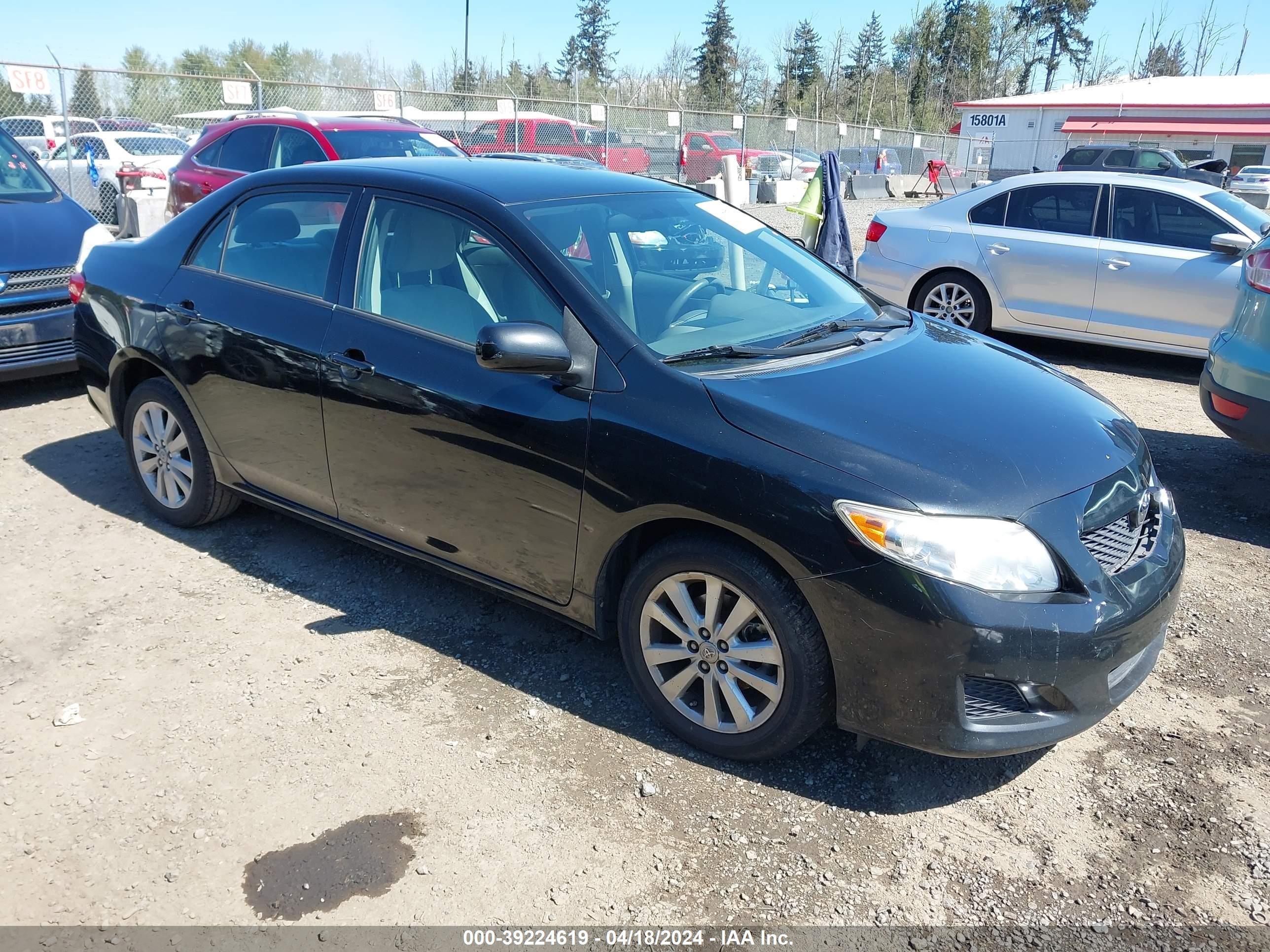 toyota corolla 2009 1nxbu40e09z060507