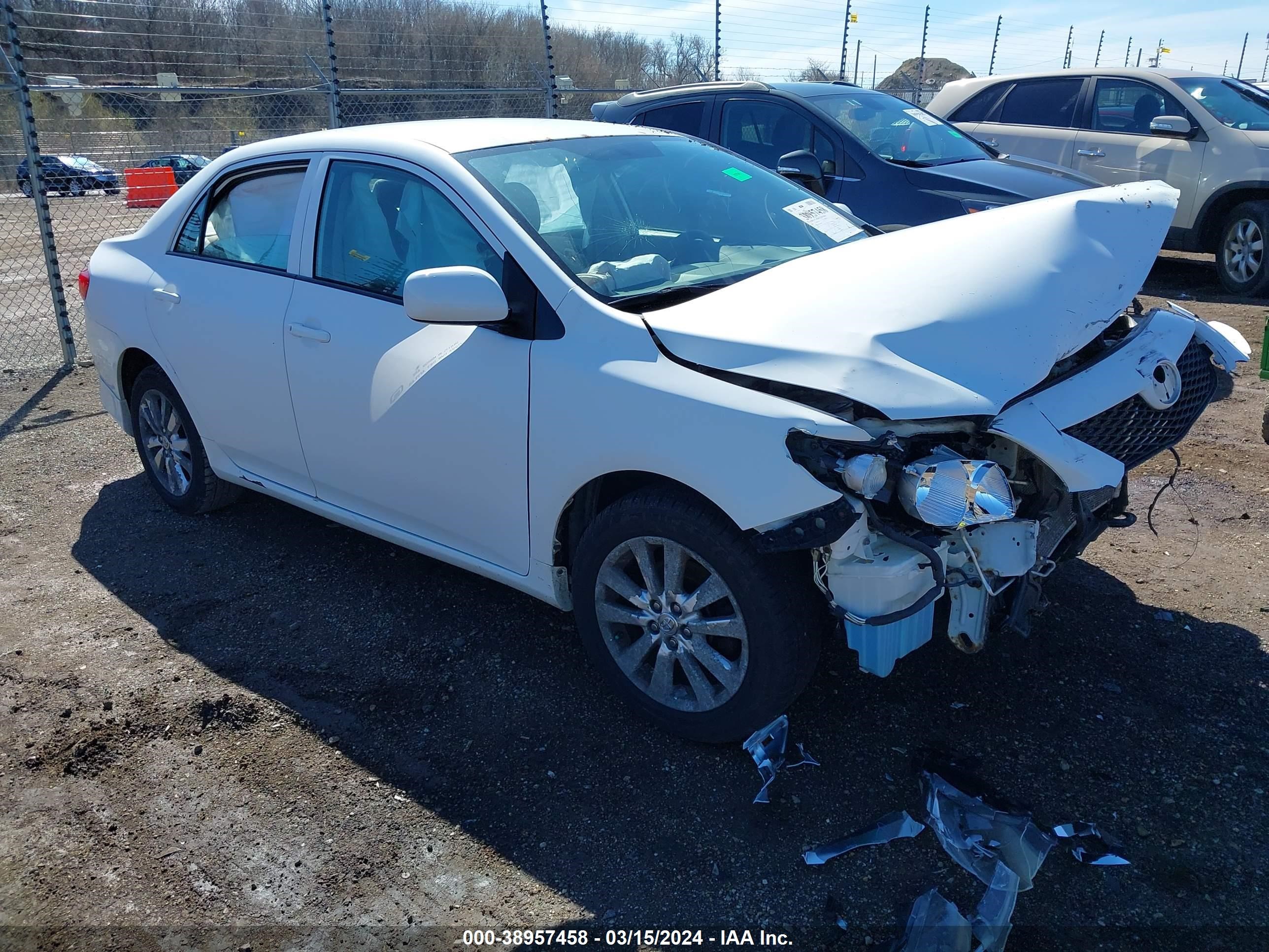 toyota corolla 2009 1nxbu40e09z084855