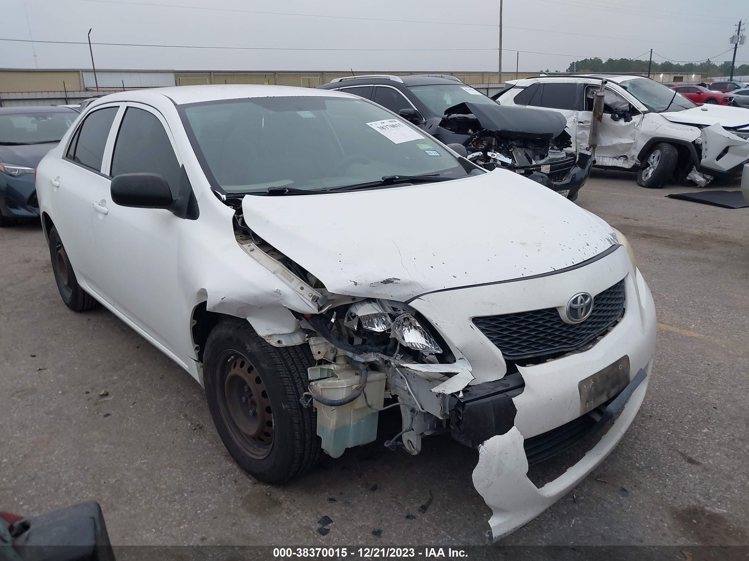 toyota corolla 2009 1nxbu40e09z104795