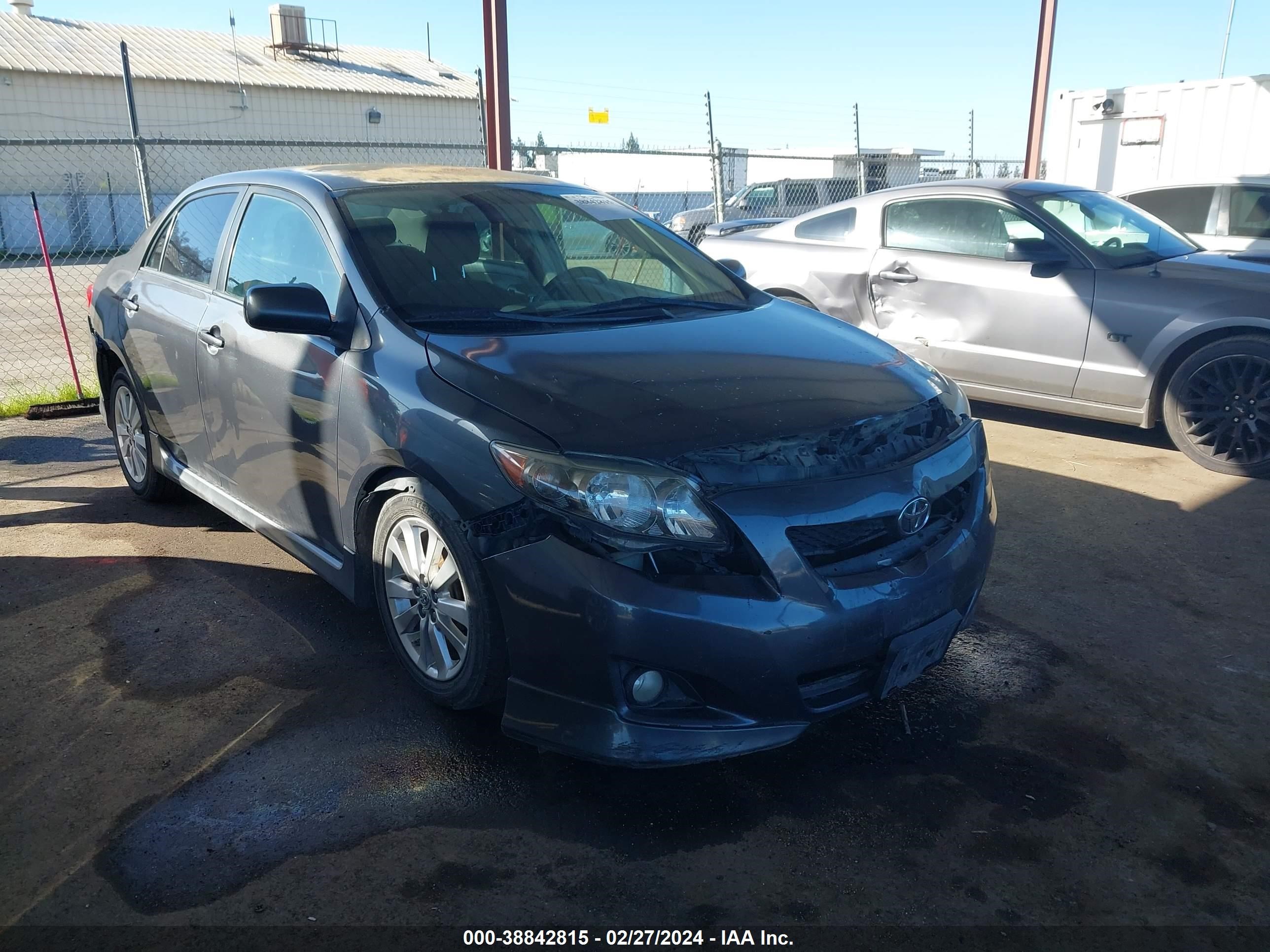 toyota corolla 2009 1nxbu40e29z049041