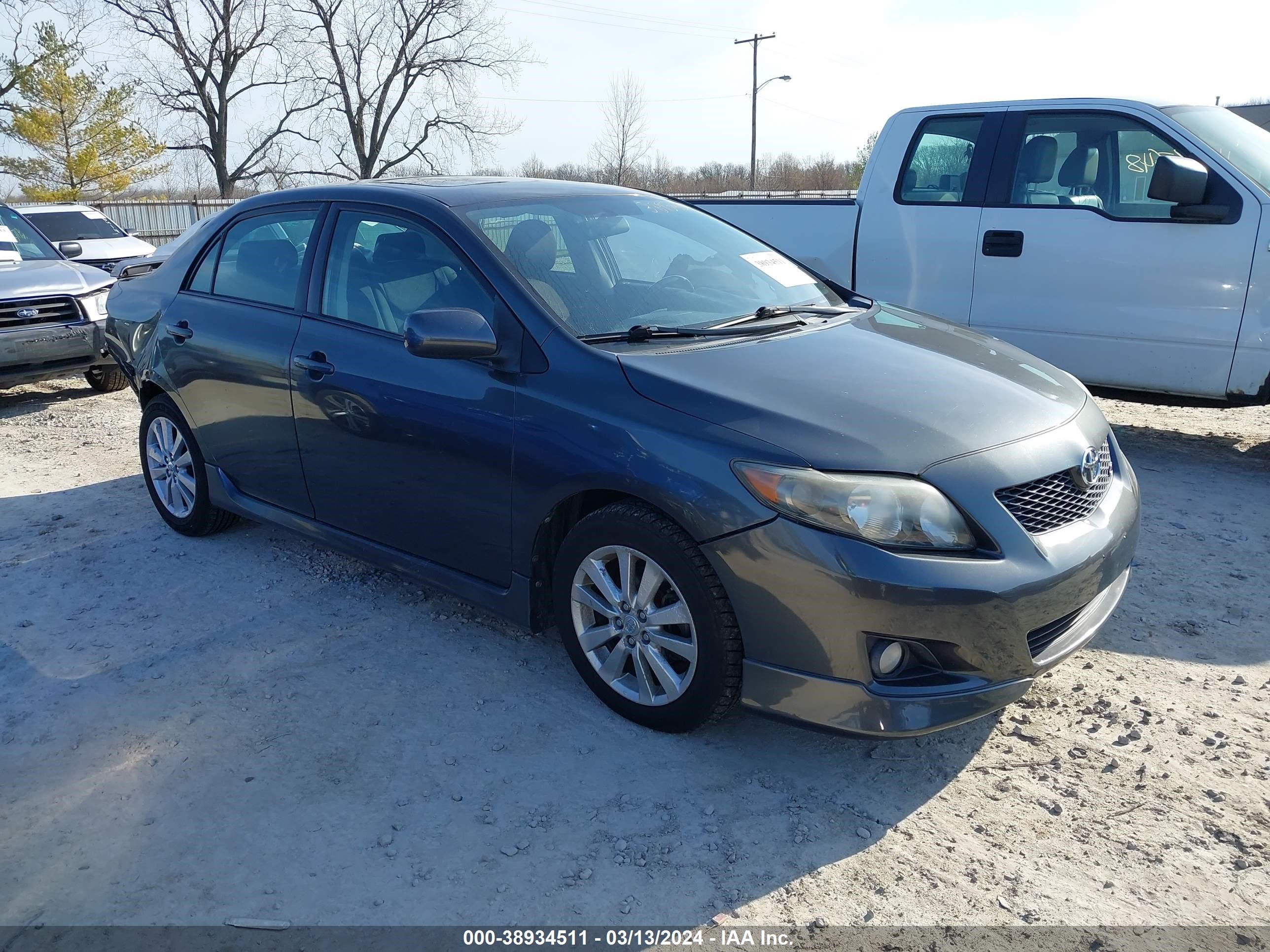 toyota corolla 2009 1nxbu40e29z069208