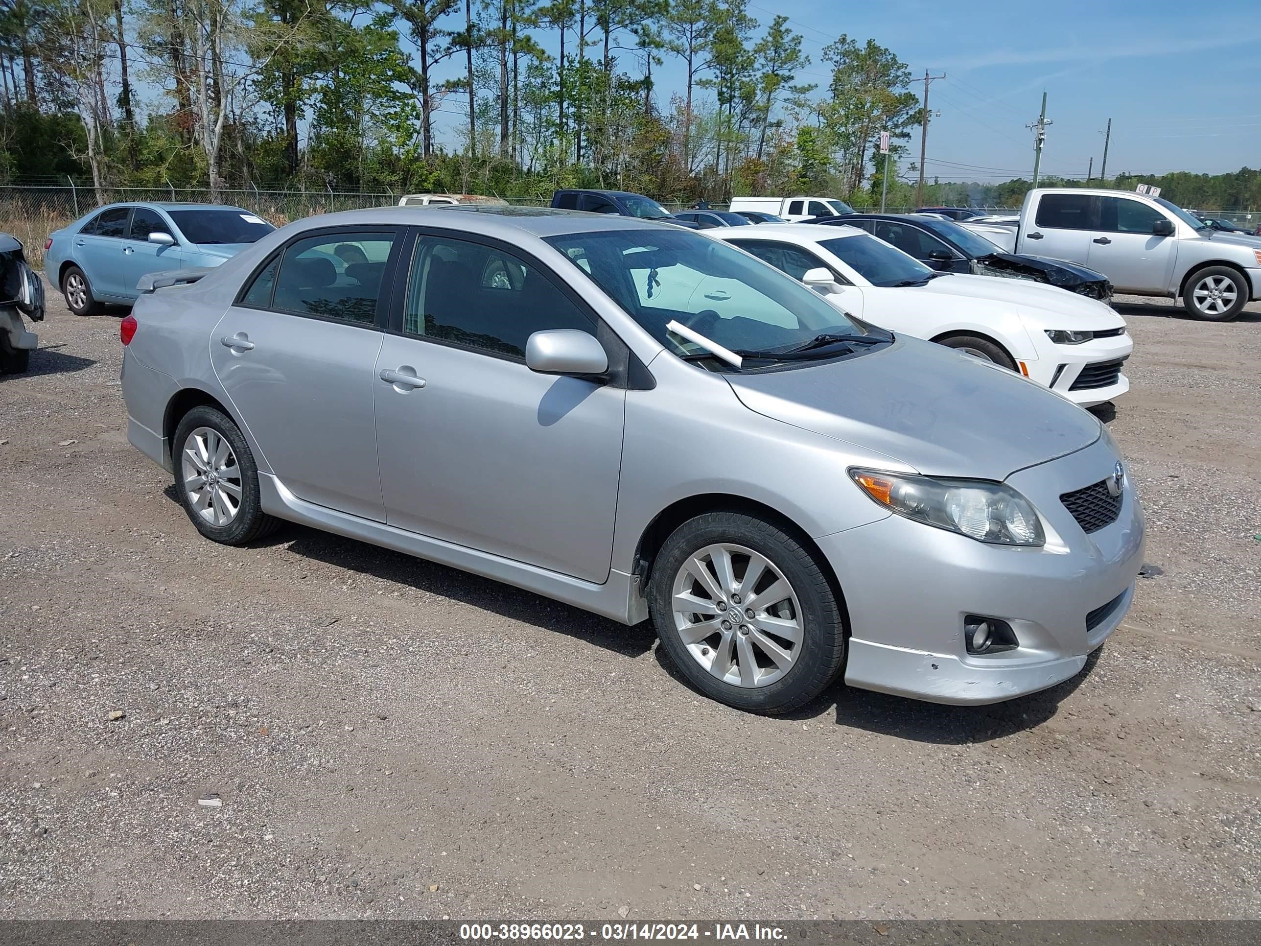 toyota corolla 2009 1nxbu40e29z141492