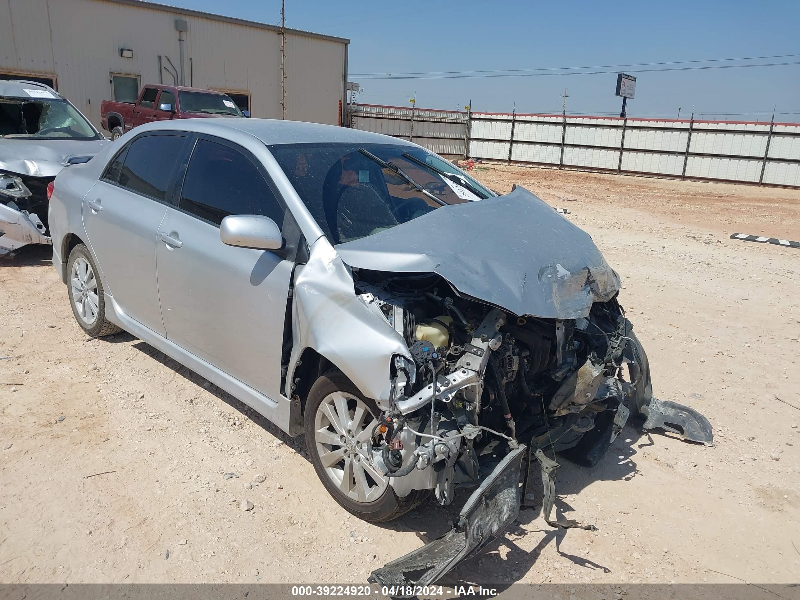 toyota corolla 2009 1nxbu40e29z151312