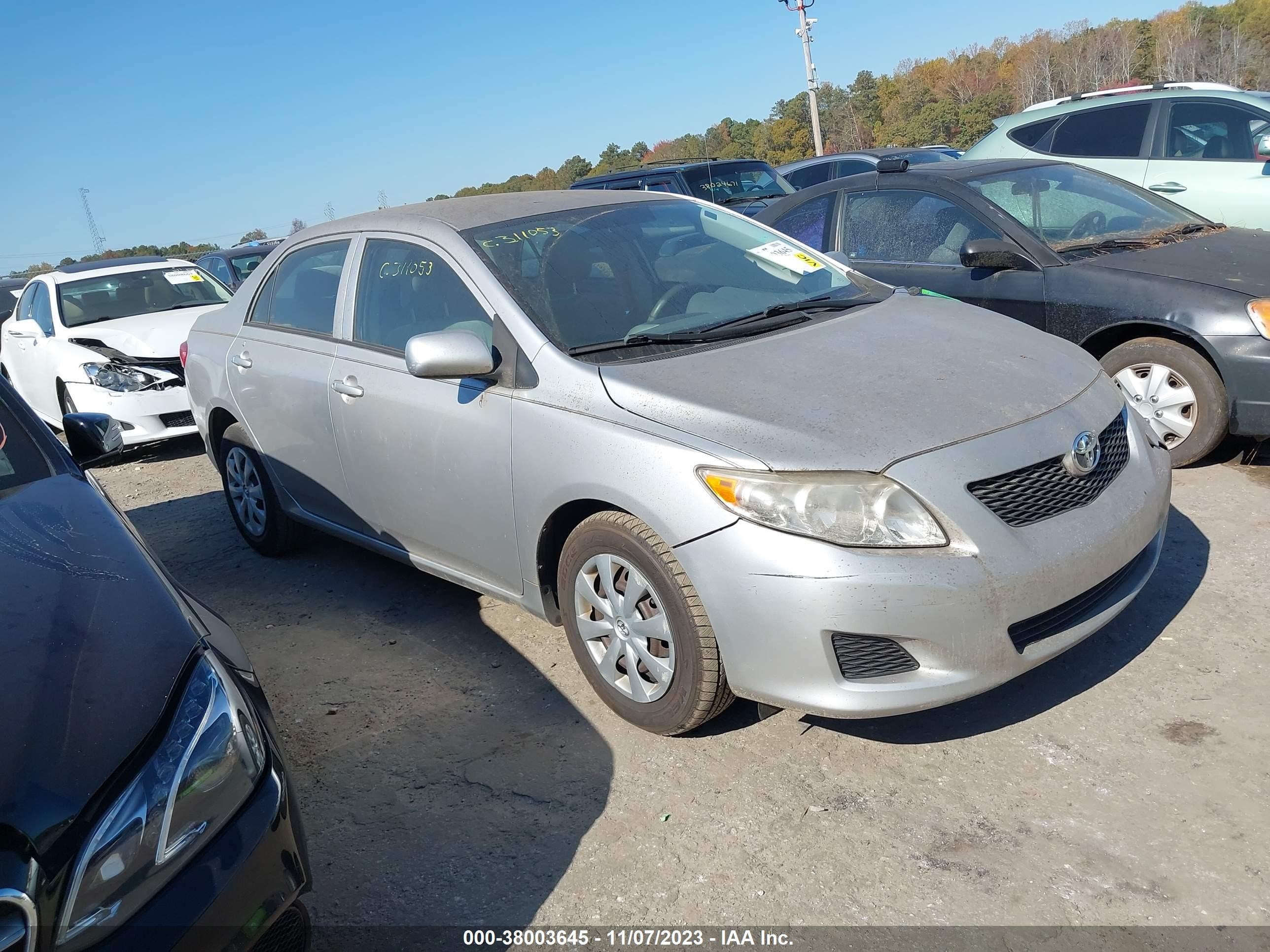 toyota corolla 2009 1nxbu40e29z156302