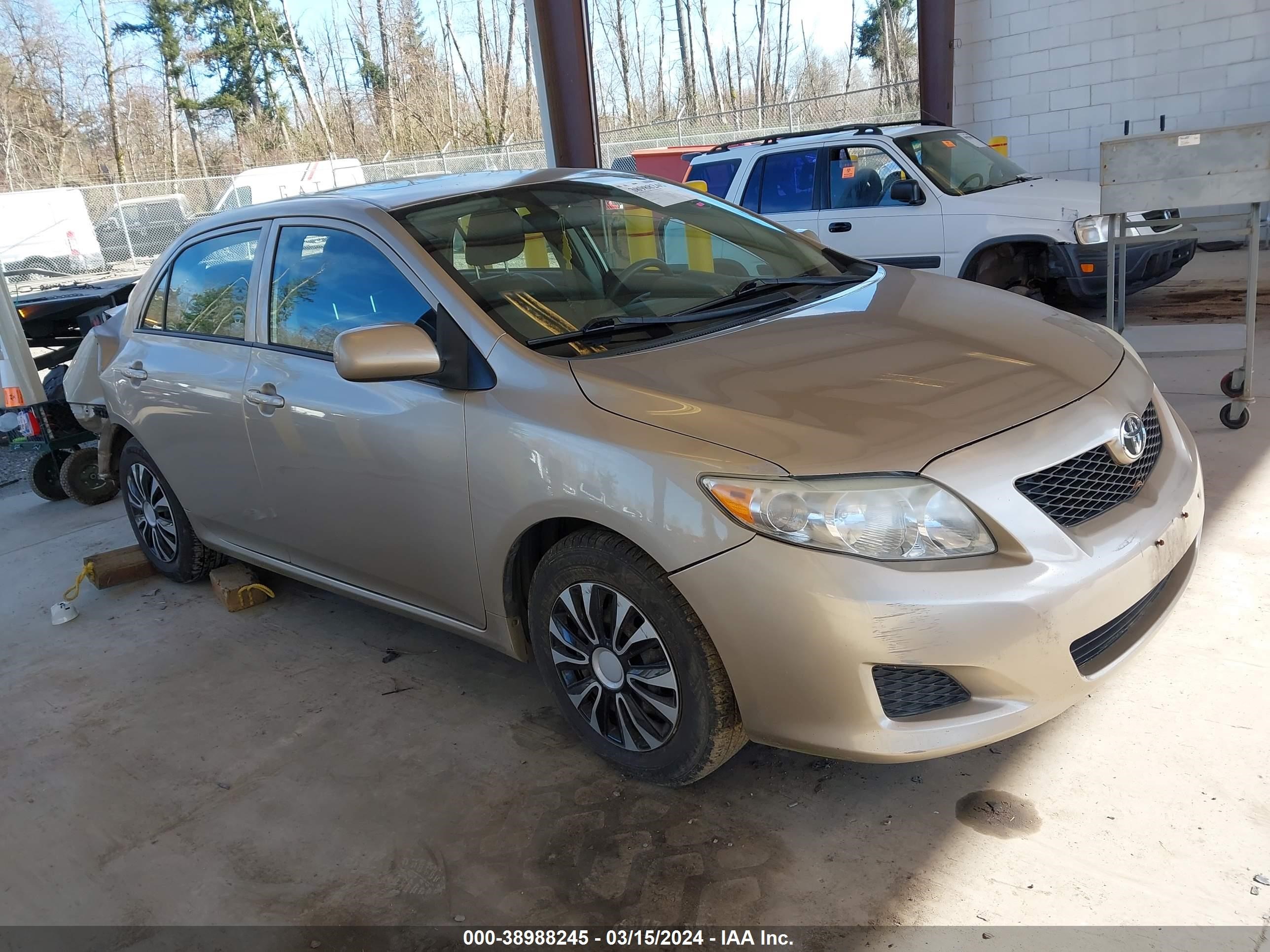 toyota corolla 2009 1nxbu40e39z013908