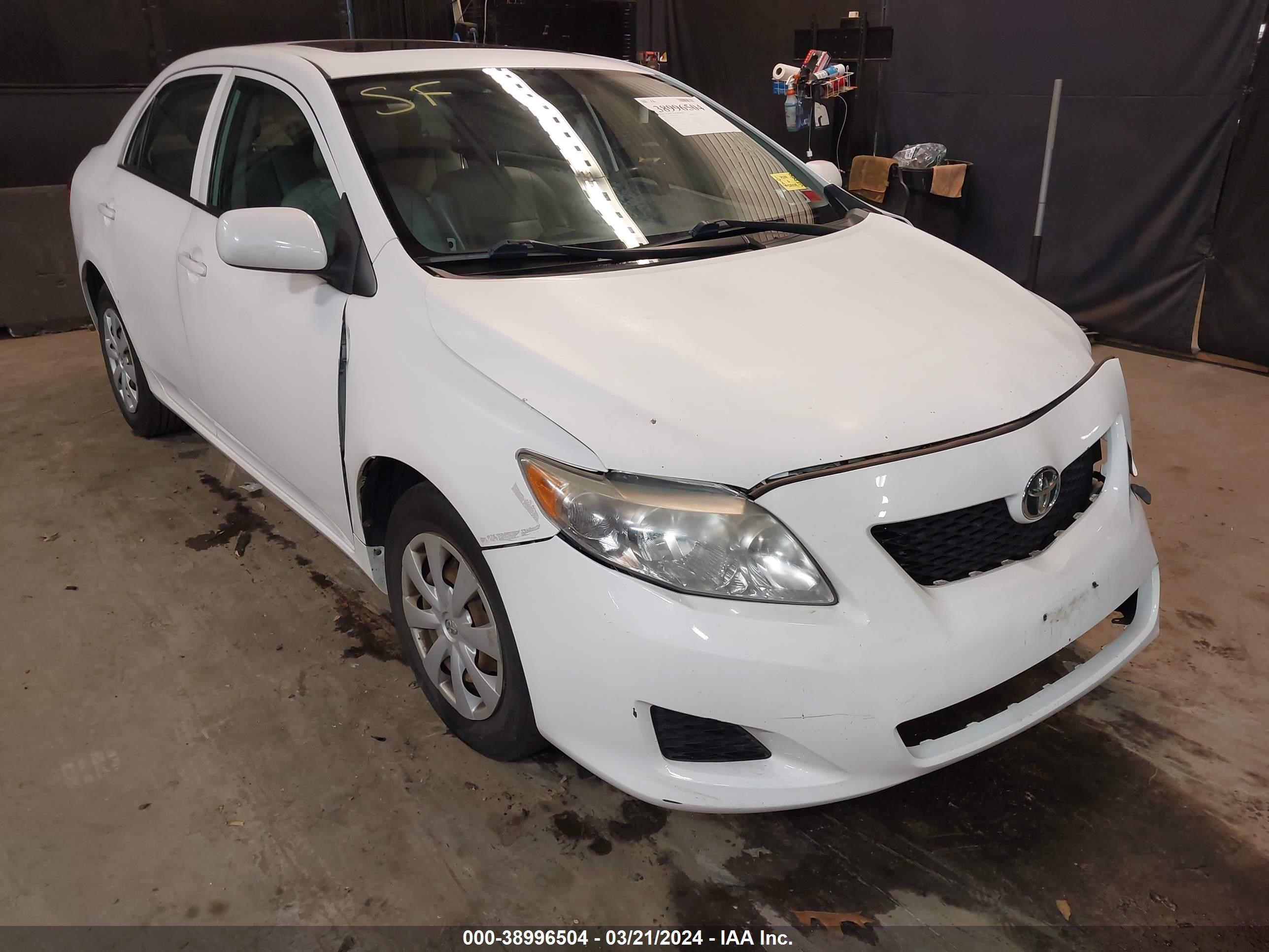 toyota corolla 2009 1nxbu40e39z069850