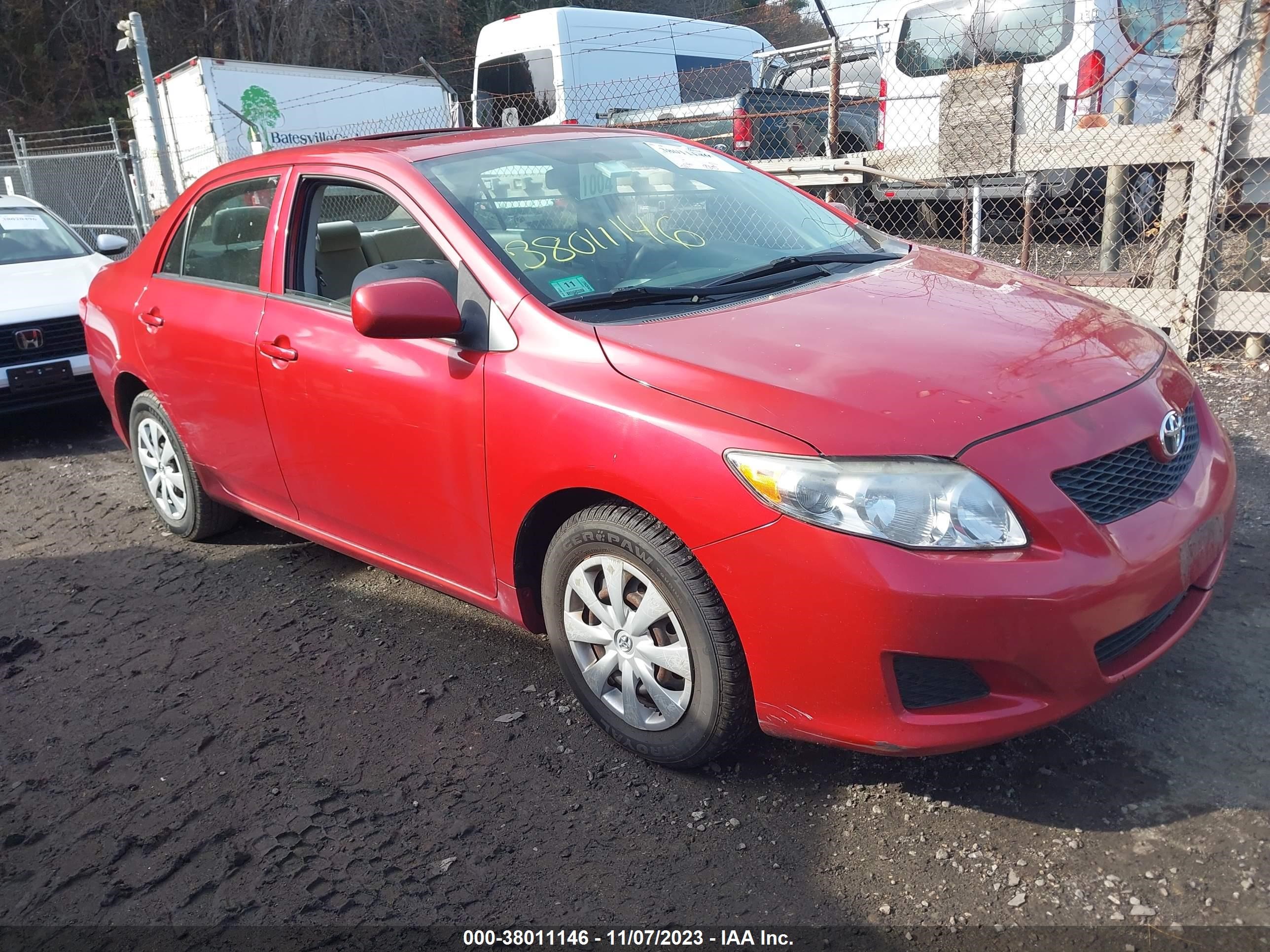 toyota corolla 2009 1nxbu40e49z066729