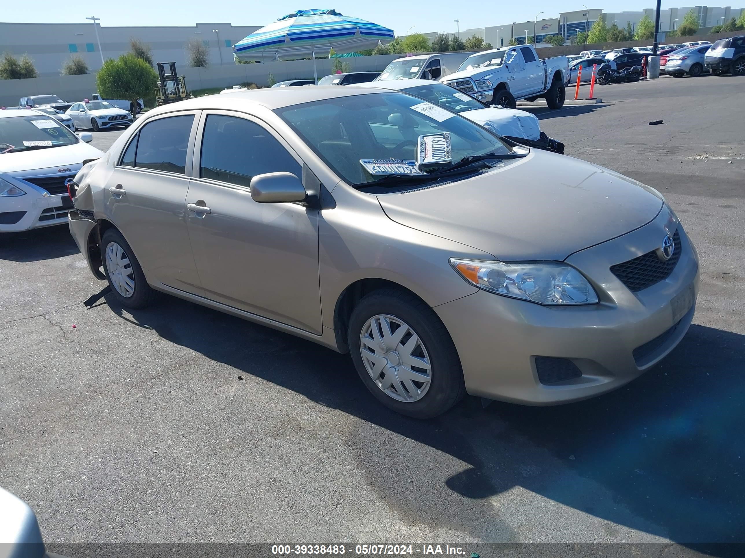 toyota corolla 2009 1nxbu40e59z040110